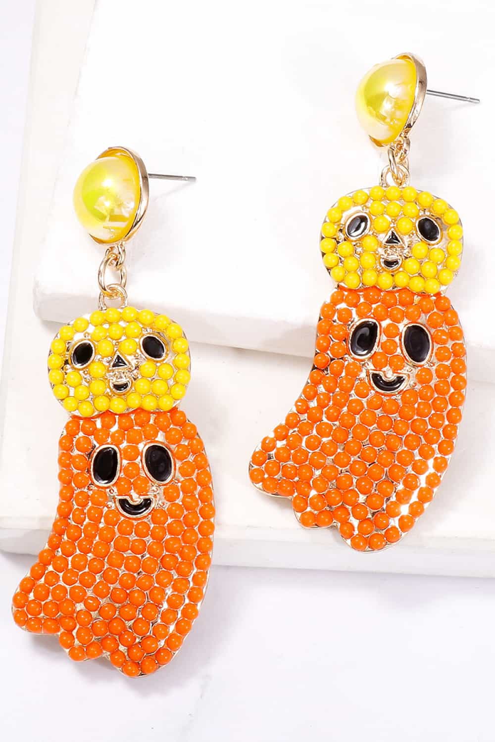 Halloween Ghost Shape Dangle Earrings - FloofChonk