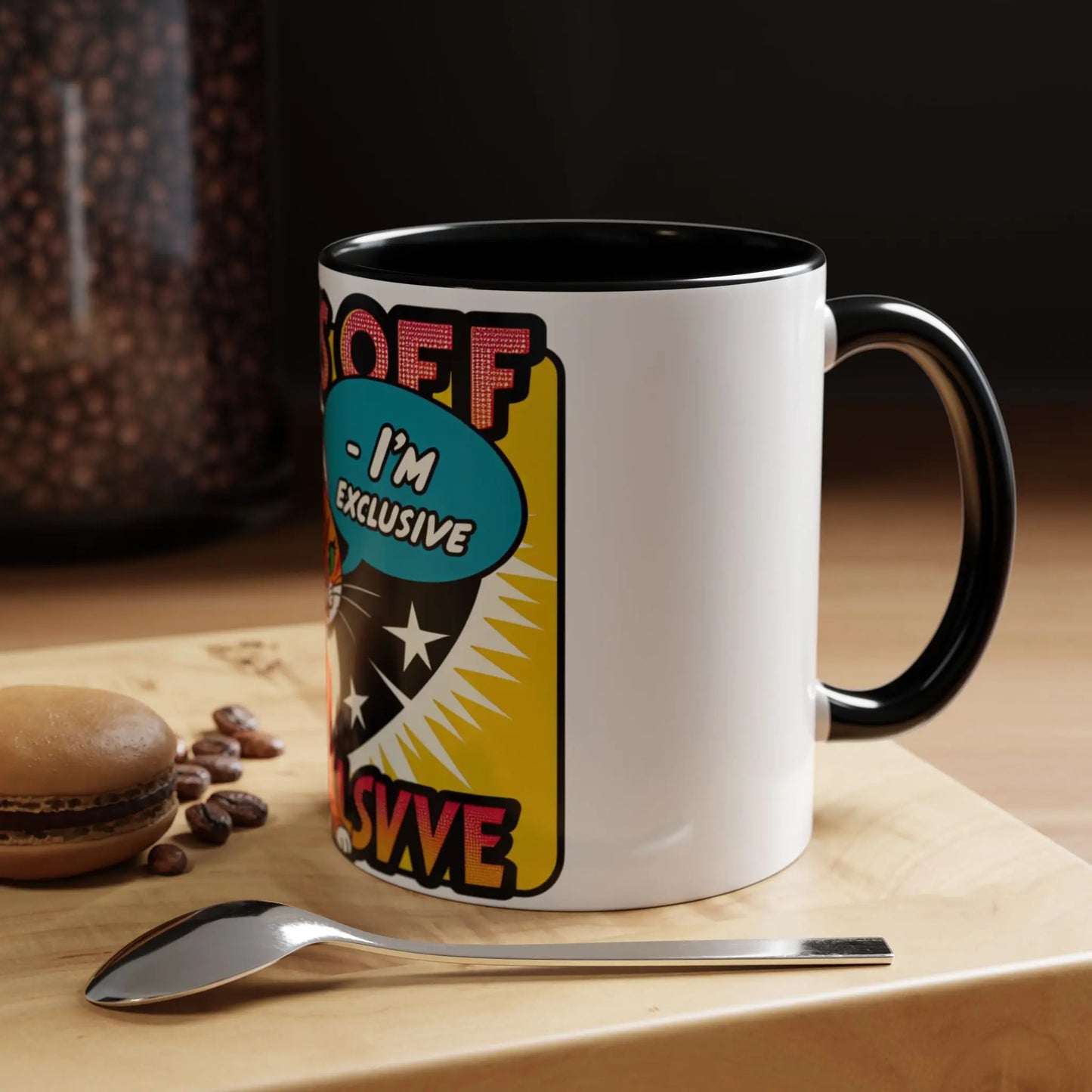 Exclusive Cat Coffee Mug - Paws Off Design, Funny Cat Mug, Gift for Cat Lovers, Coffee or Tea Cup, Birthday or Holiday Gift Printify
