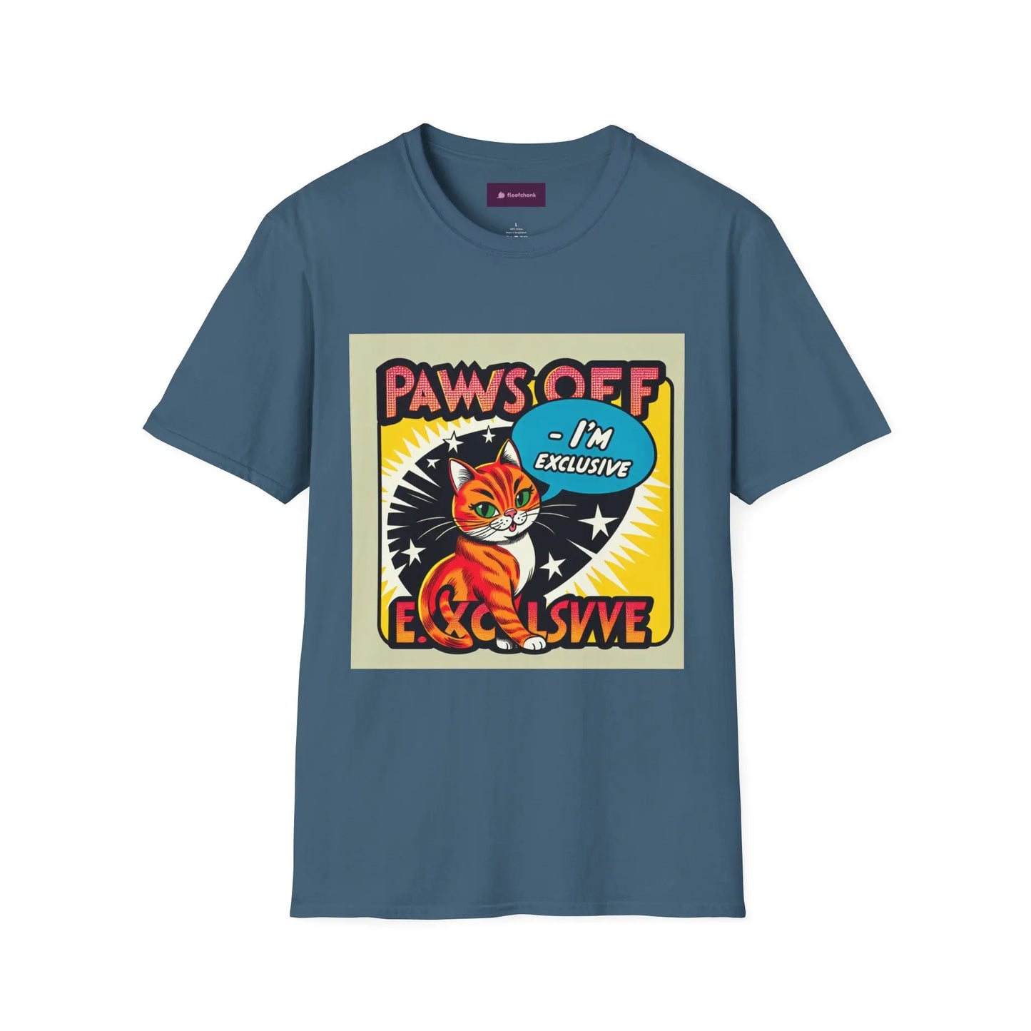 I'm Exclusive, Paw Off Cat Design Unisex T-Shirt Printify