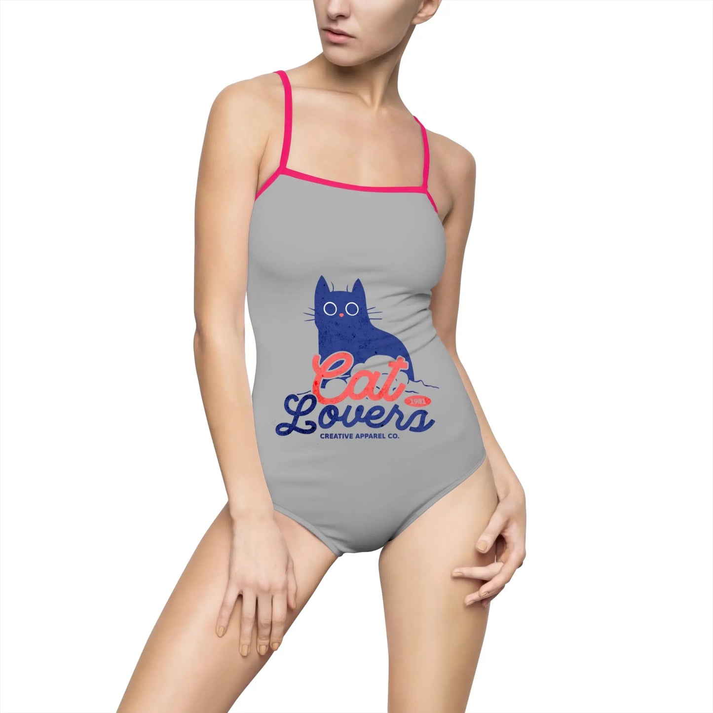 Cat Lovers Women's One Piece Swimsuit - FloofChonk