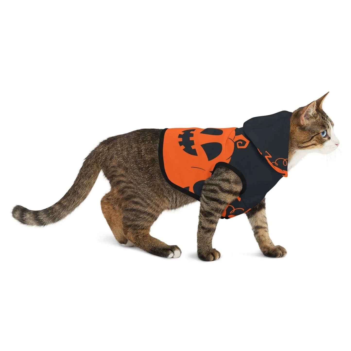 Halloween Pumpkin Pet Hoodie - FloofChonk