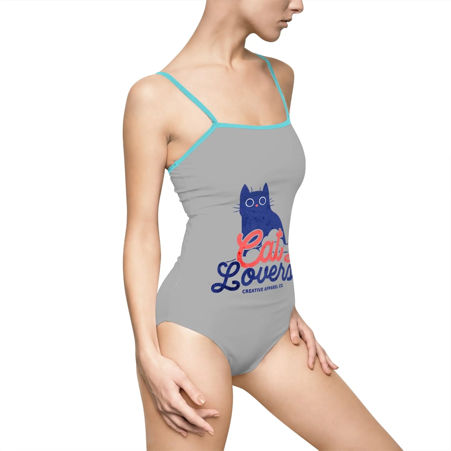 Cat Lovers Women's One Piece Swimsuit - FloofChonk
