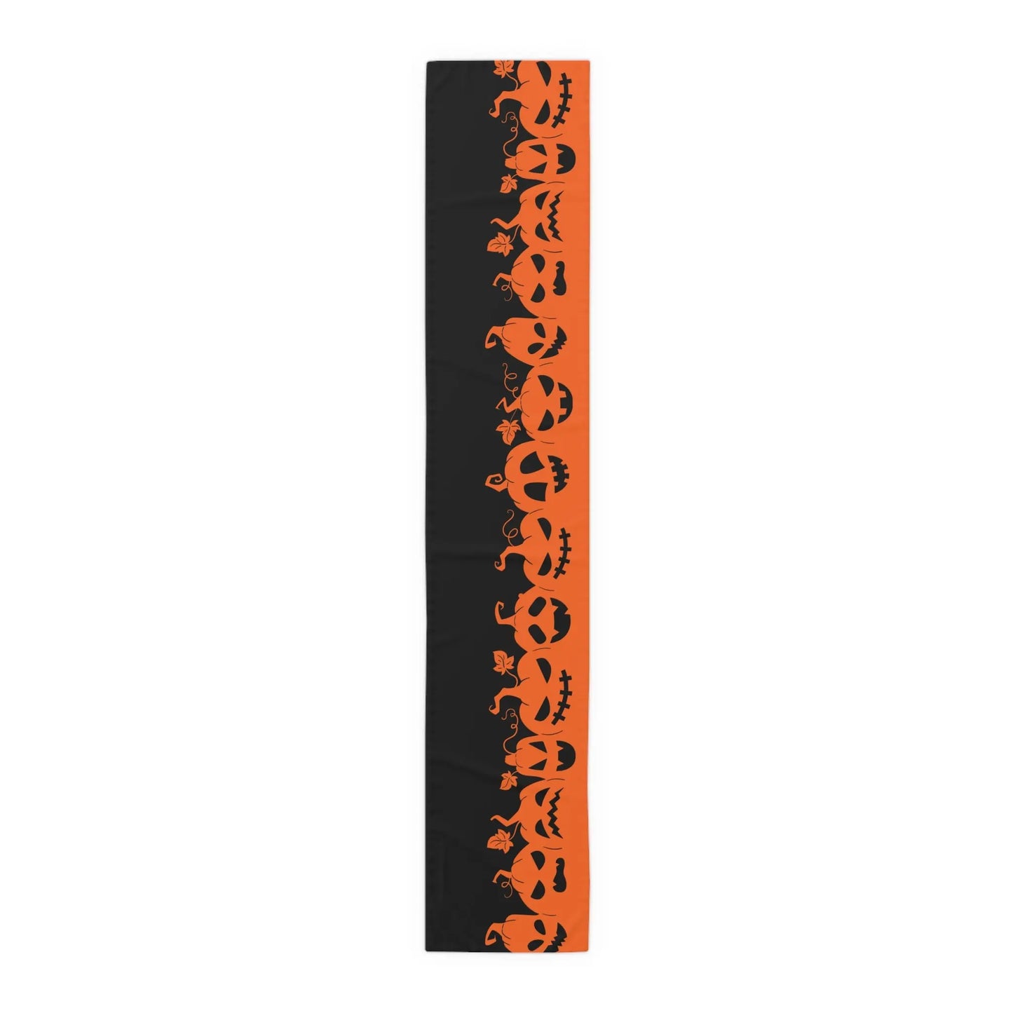 Halloween Table Runner with Pumpkins, Spooky Home Decor, Autumn Dining, Halloween Party, Halloween Table Decor, Seasonal Table Runner - FloofChonk
