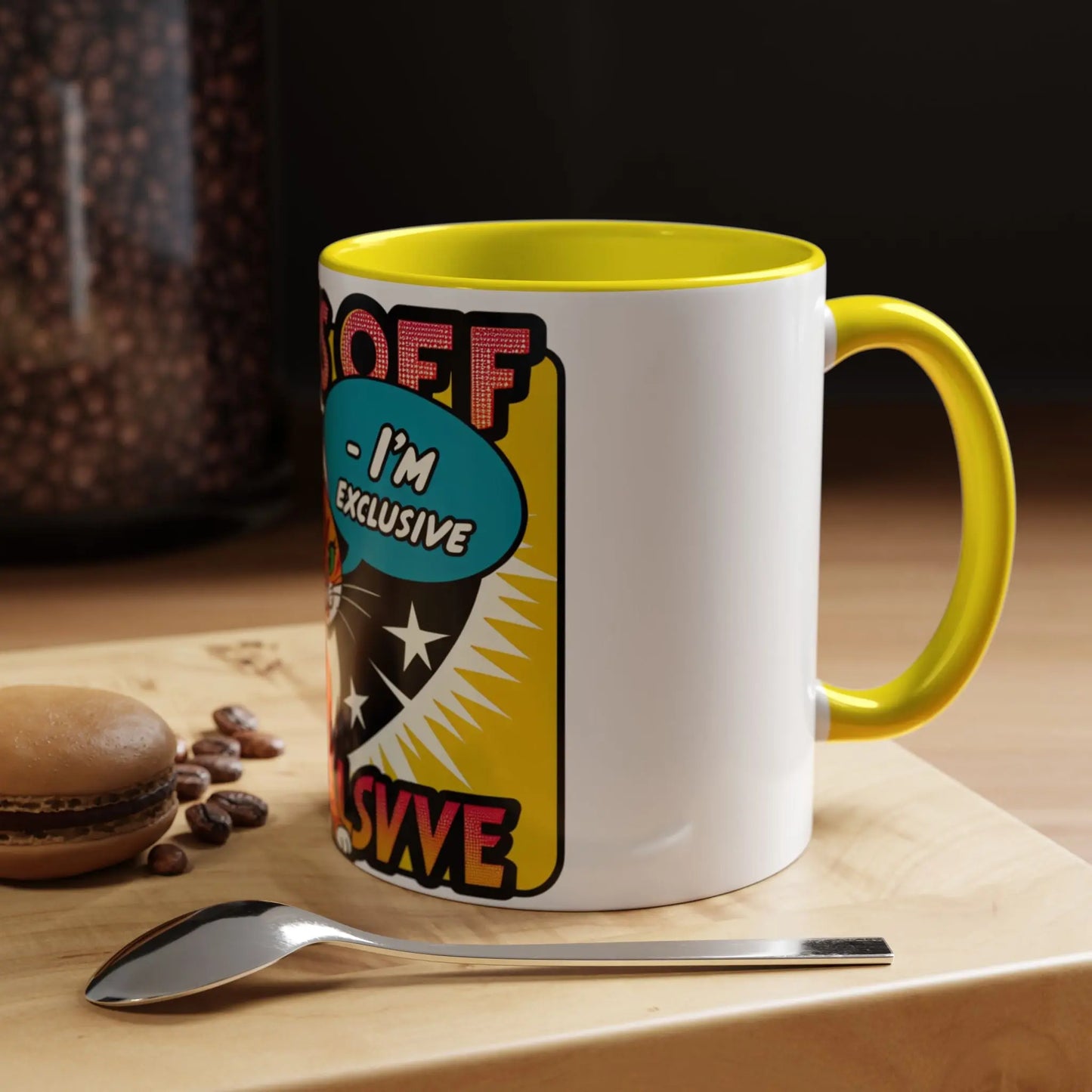 Exclusive Cat Coffee Mug - Paws Off Design, Funny Cat Mug, Gift for Cat Lovers, Coffee or Tea Cup, Birthday or Holiday Gift Printify