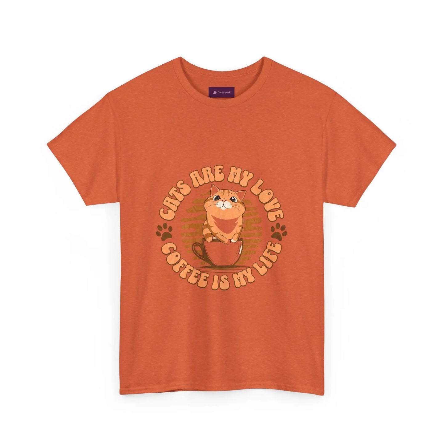 Retro Coffee Tee, Funny Cat Lover Shirt, Gift for Pet Owners, Cute Graphic Tee, Inspirational Animal Apparel Printify