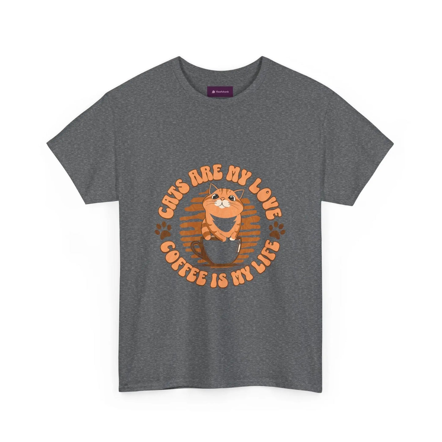 Retro Coffee Tee, Funny Cat Lover Shirt, Gift for Pet Owners, Cute Graphic Tee, Inspirational Animal Apparel Printify