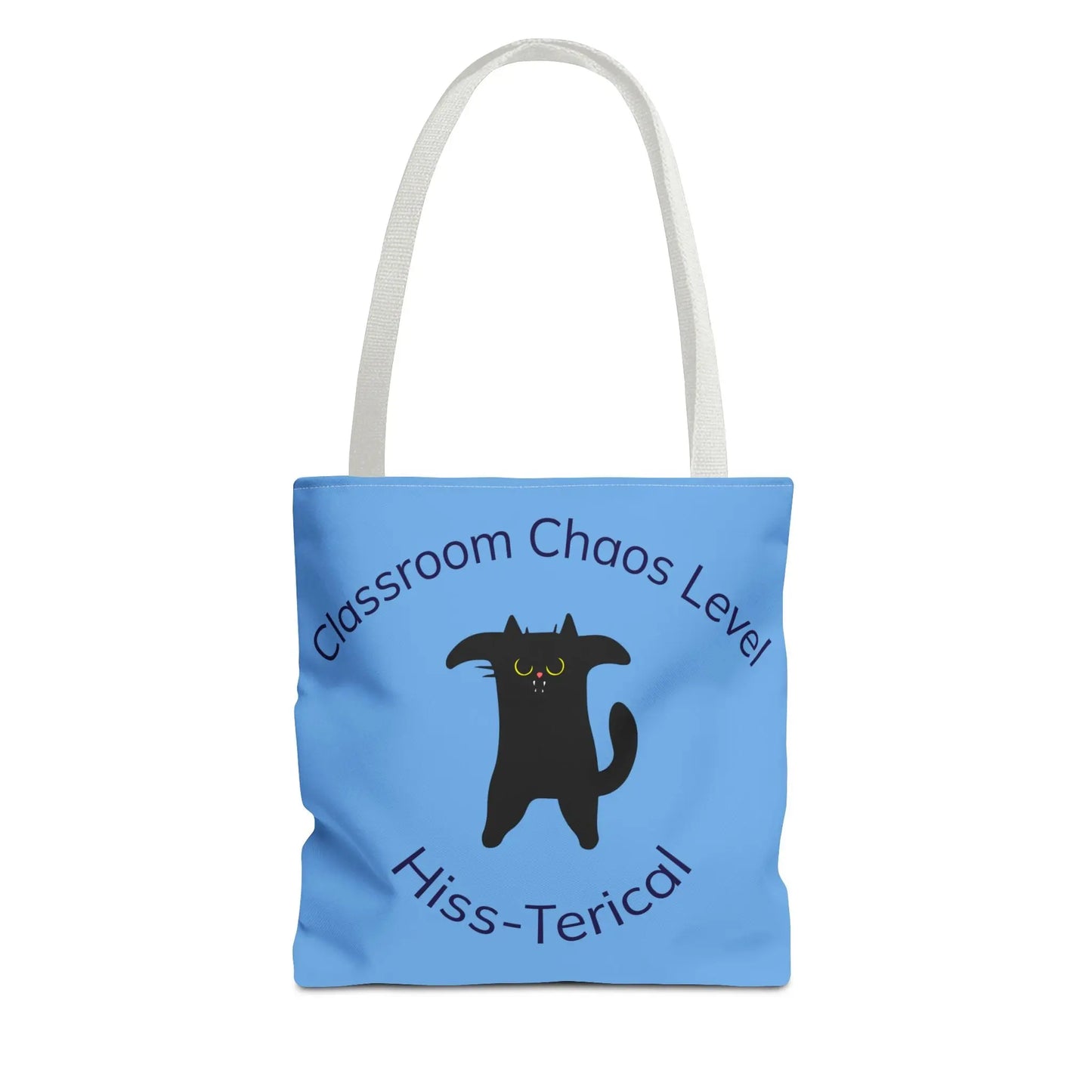 Tote Bag - Classroom Chaos Level Hiss-terical Tote for Teachers Printify