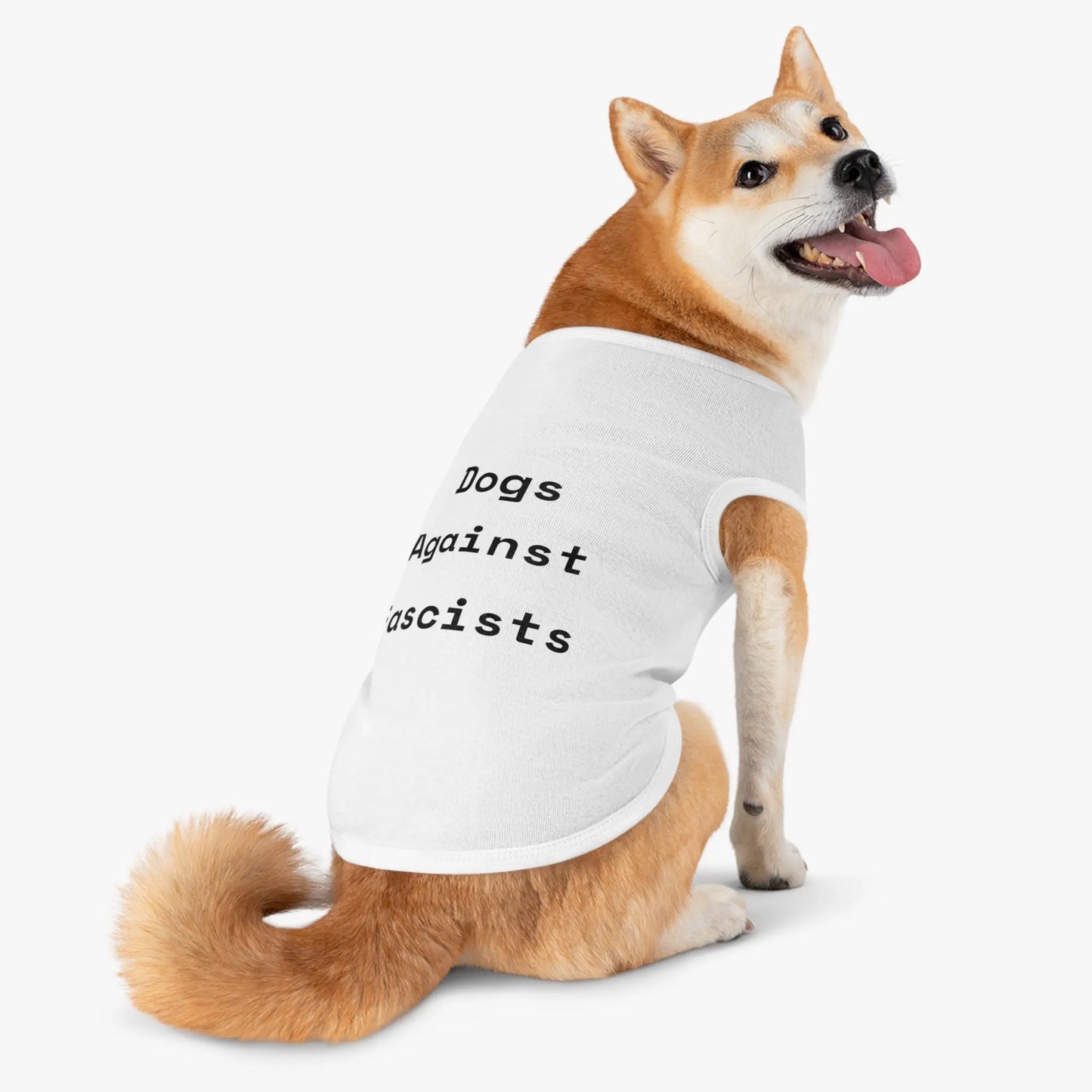 Dogs Against Fascists Tank Top Printify