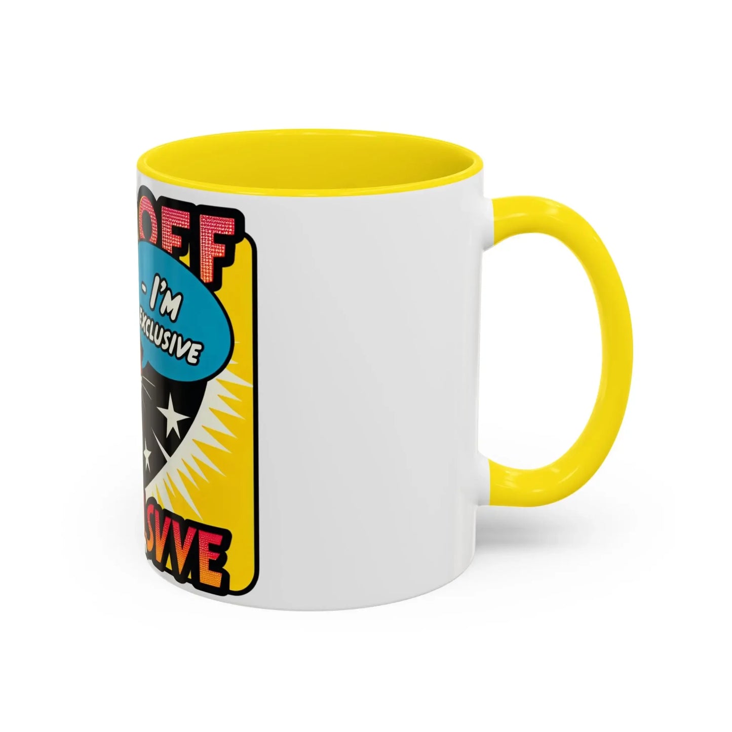Exclusive Cat Coffee Mug - Paws Off Design, Funny Mugs - FloofChonk Exclusive - FloofChonk
