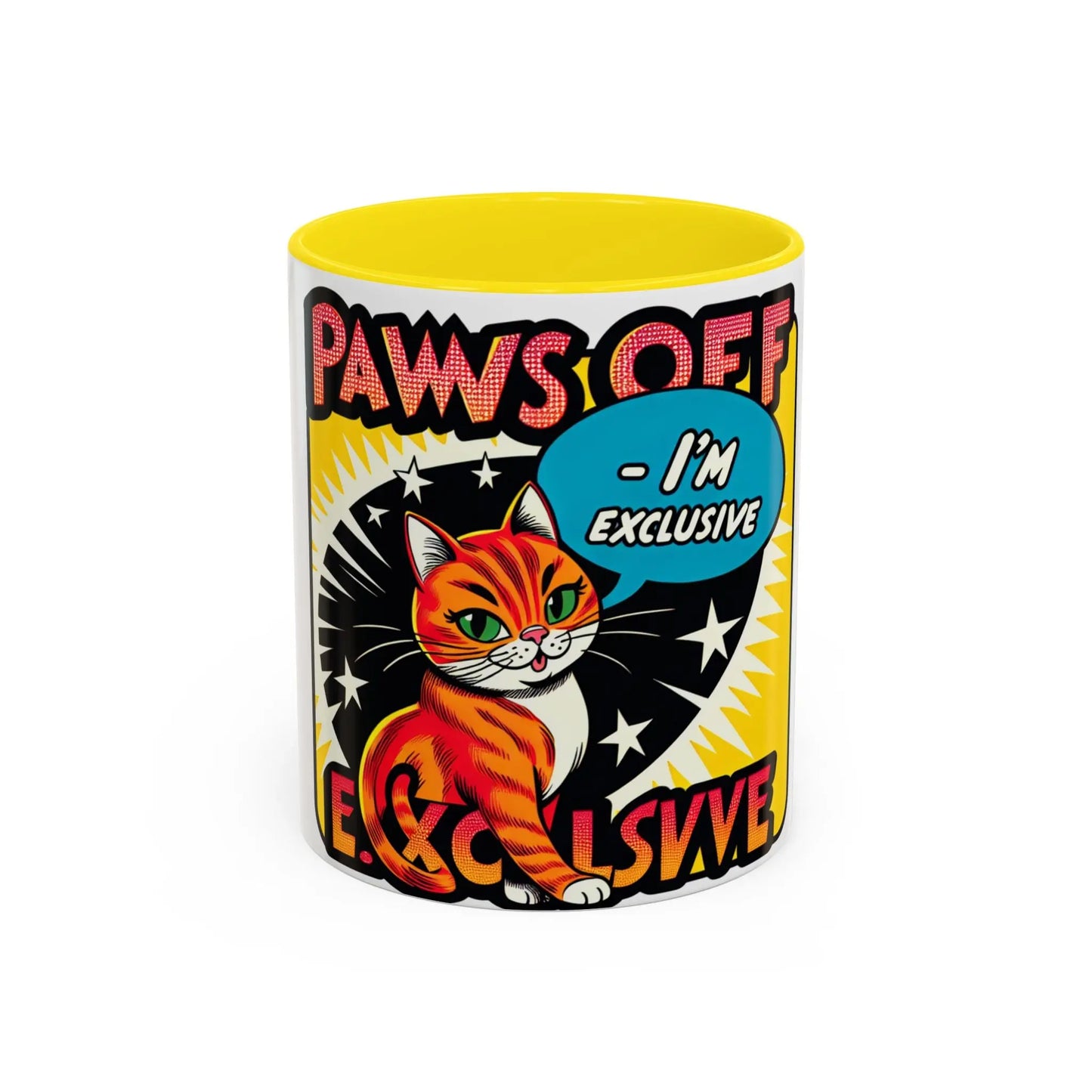 Exclusive Cat Coffee Mug - Paws Off Design, Funny Cat Mug, Gift for Cat Lovers, Coffee or Tea Cup, Birthday or Holiday Gift Printify