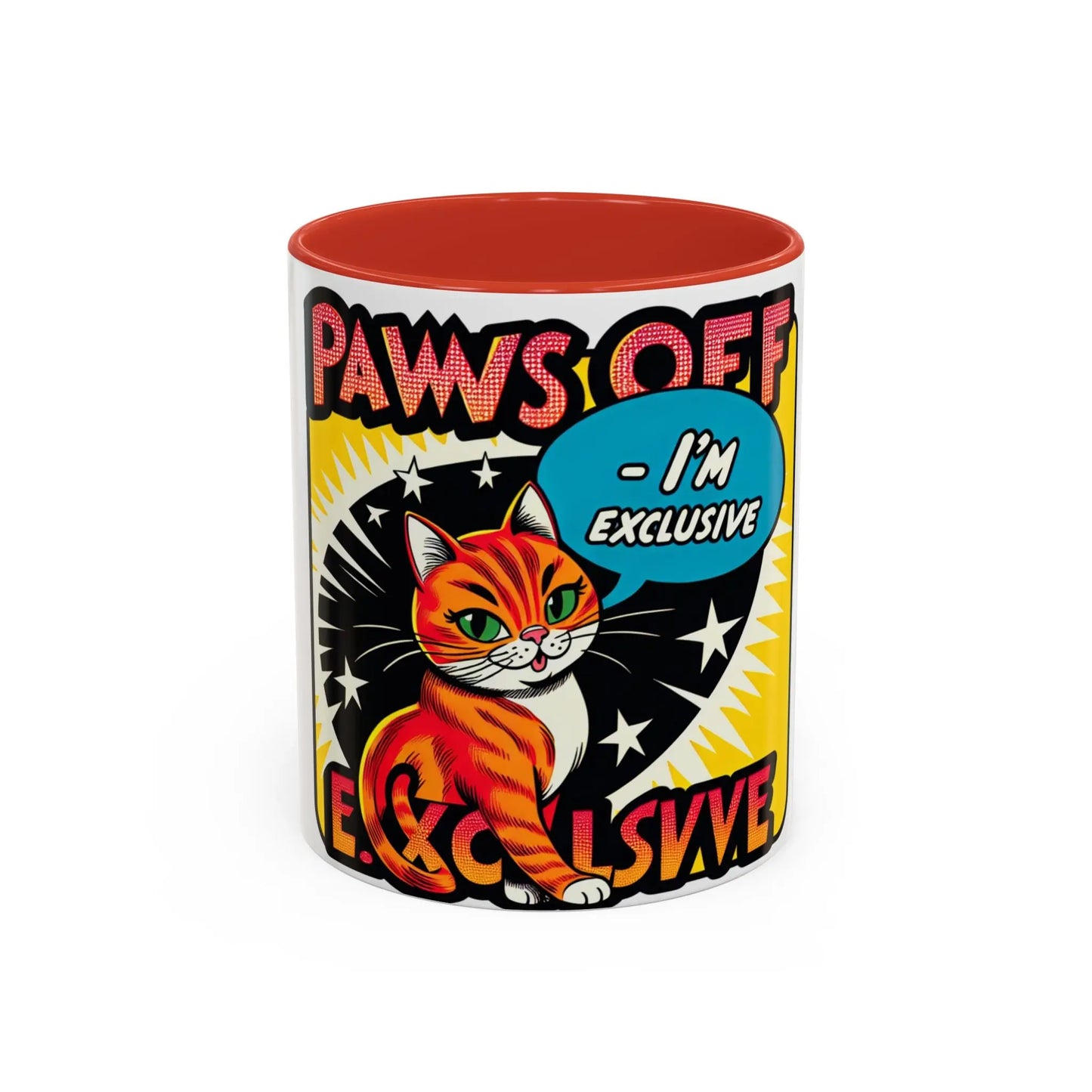 Exclusive Cat Coffee Mug - Paws Off Design, Funny Cat Mug, Gift for Cat Lovers, Coffee or Tea Cup, Birthday or Holiday Gift Printify