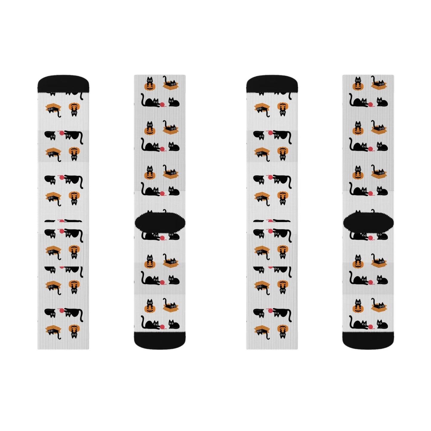 Cat Lovers Sublimation Socks - FloofChonk