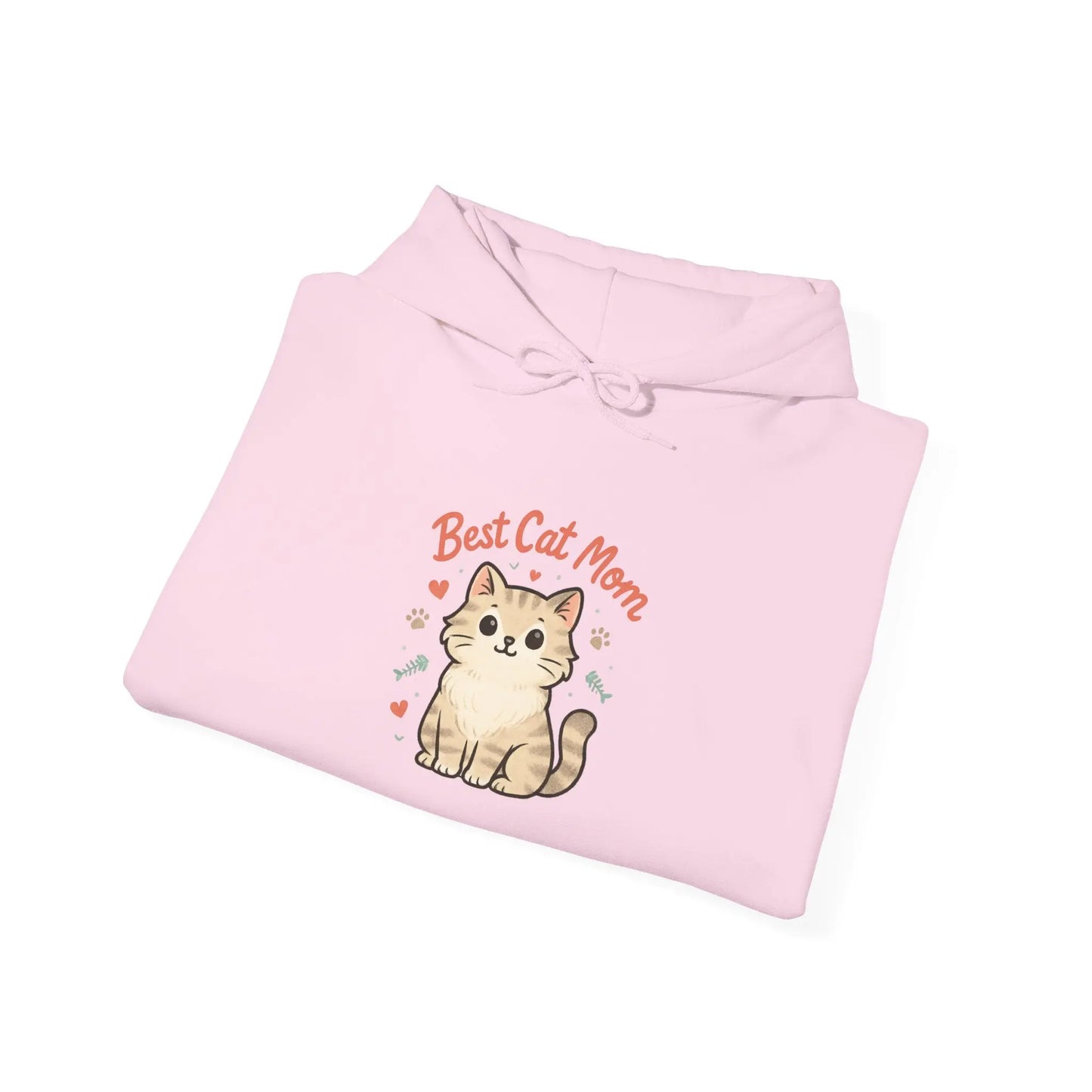 Cute Cat Mom Hoodie, Best Cat Mom Sweatshirt, Gifts for Cat Lovers, Cozy Animal Sweatshirt, Unisex Cat Apparel Printify