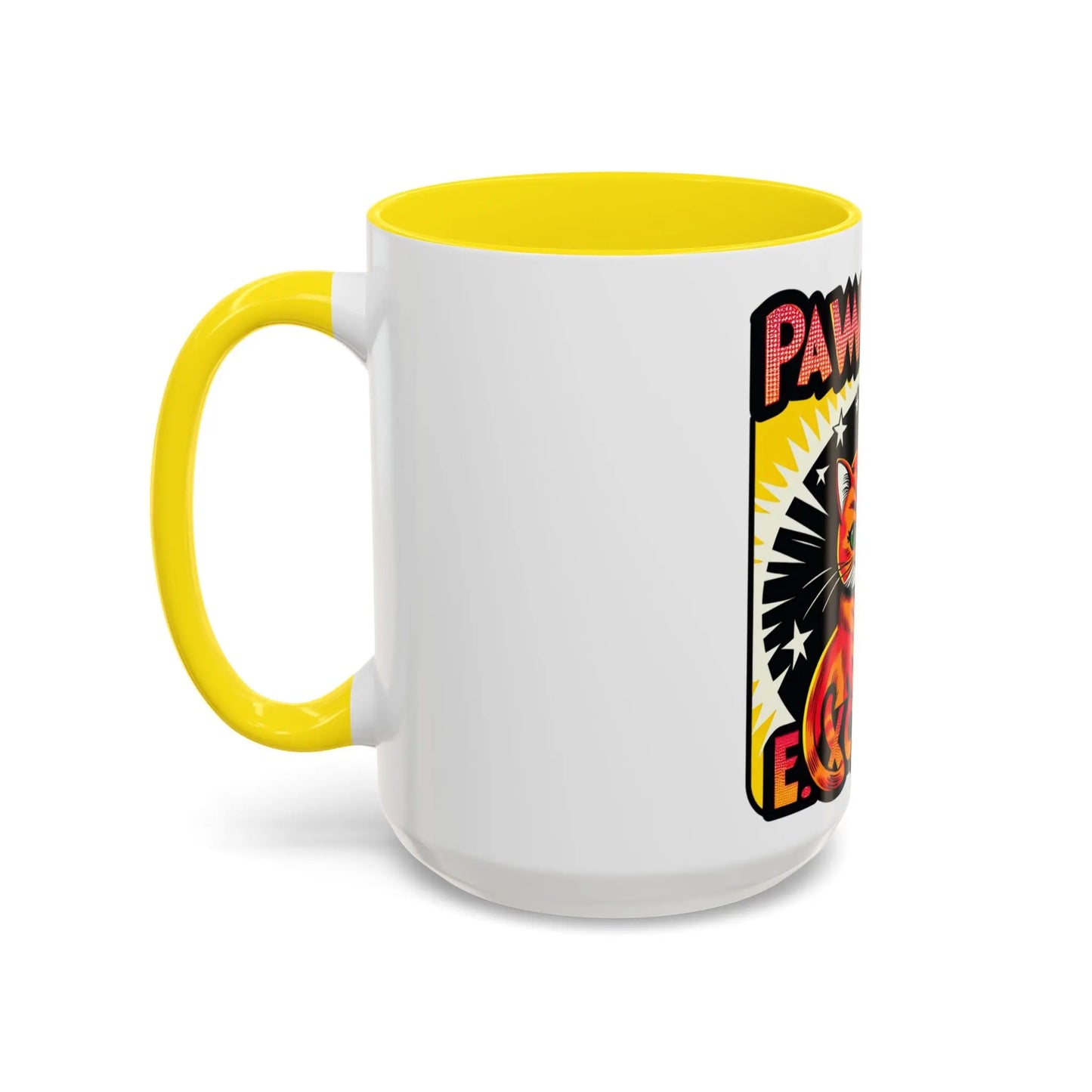 Exclusive Cat Coffee Mug - Paws Off Design, Funny Mugs - FloofChonk Exclusive Printify