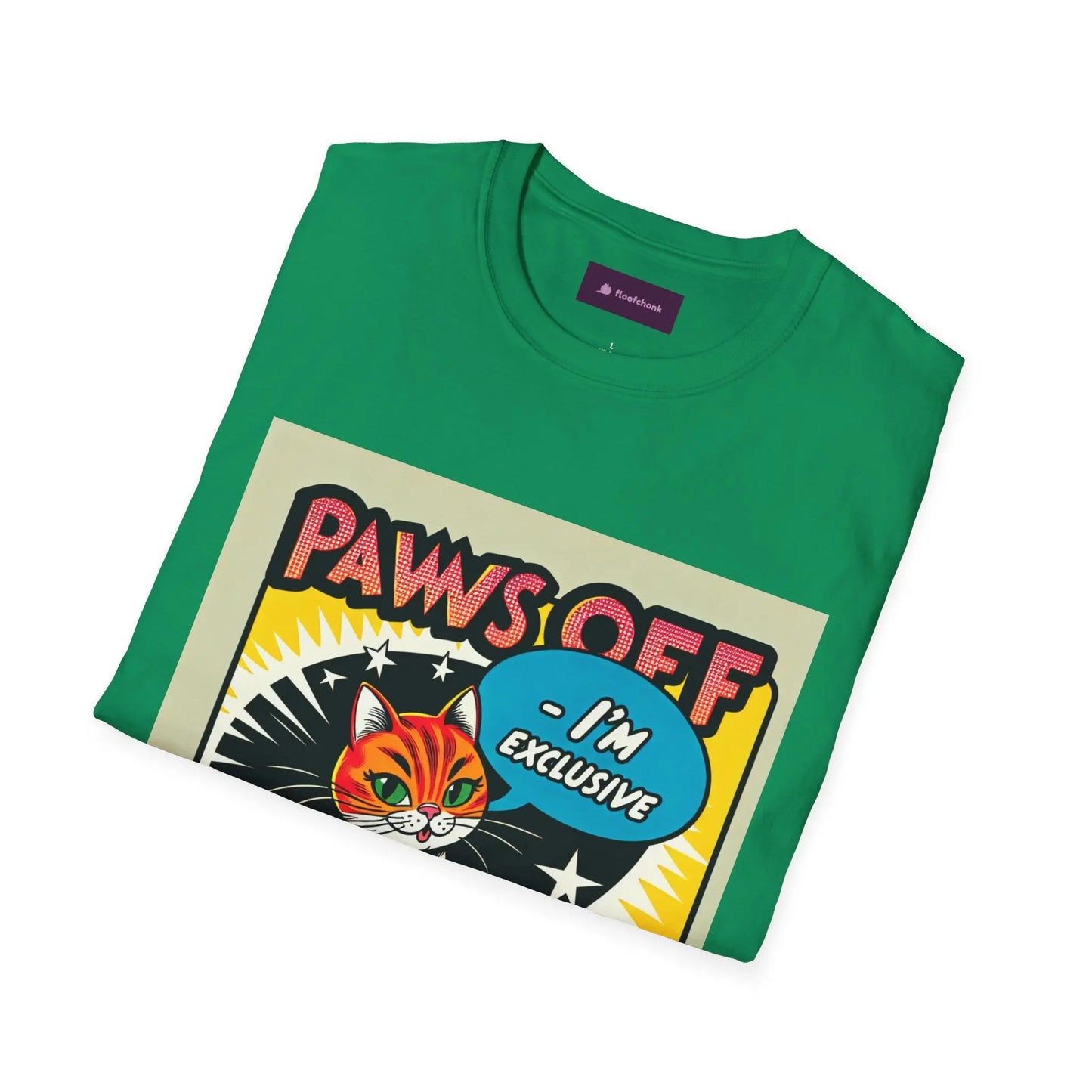 I'm Exclusive, Paw Off Cat Design Unisex T-Shirt Printify