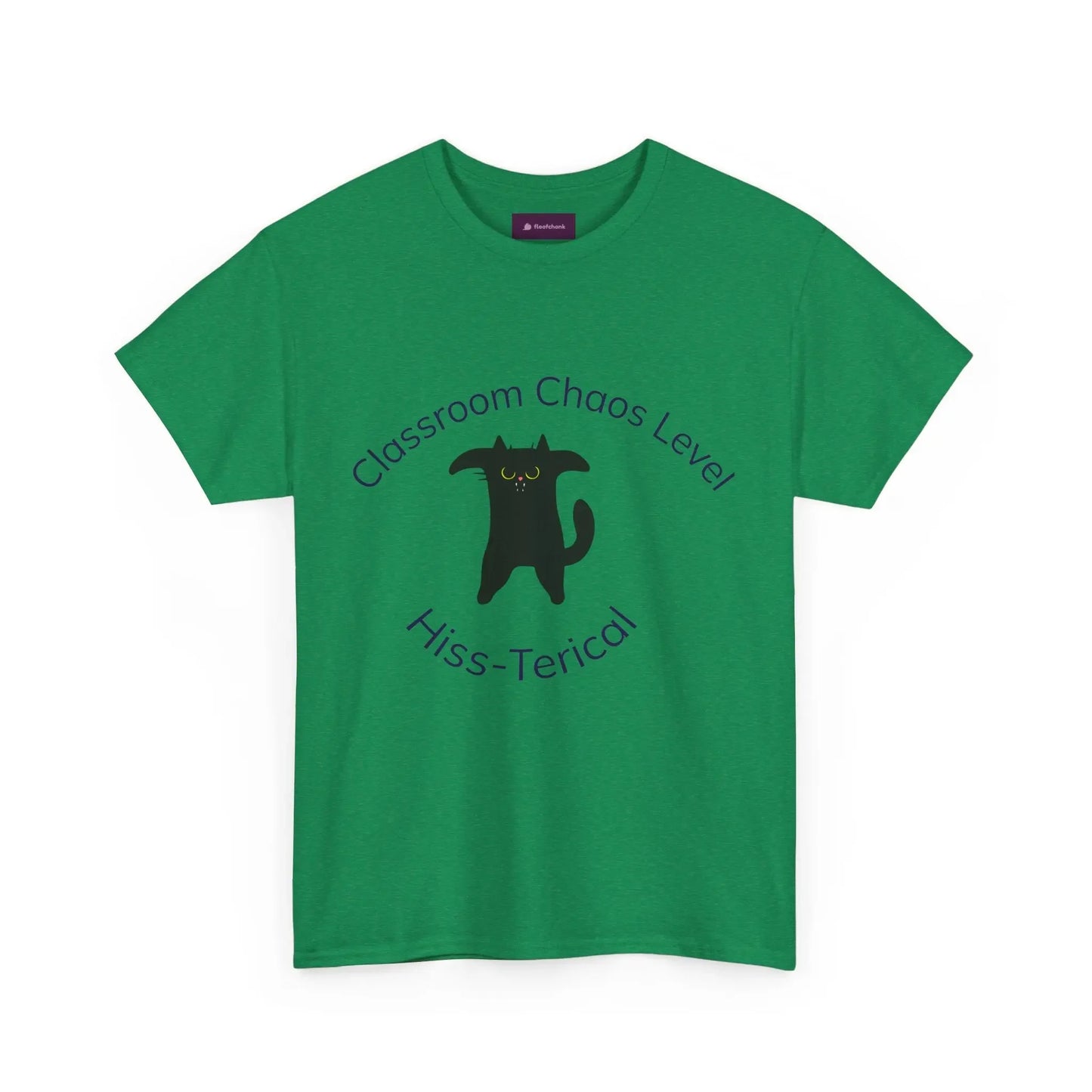 Classroom Chaos Cat Tee – Teacher Humor Cotton Tee - FloofChonk