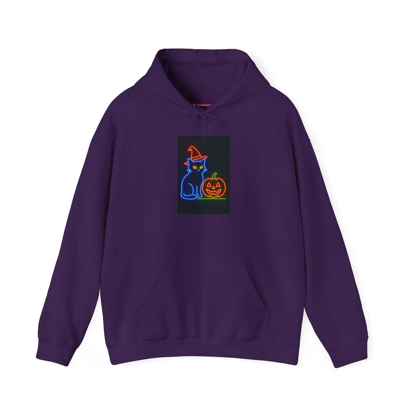 Halloween Cat Hoodie, Cozy Fall Apparel, Spooky Season Outfit, Gift for Cat Lovers, Unisex Sweatshirt, Halloween Sweatshirt, Cat Lover Gift,