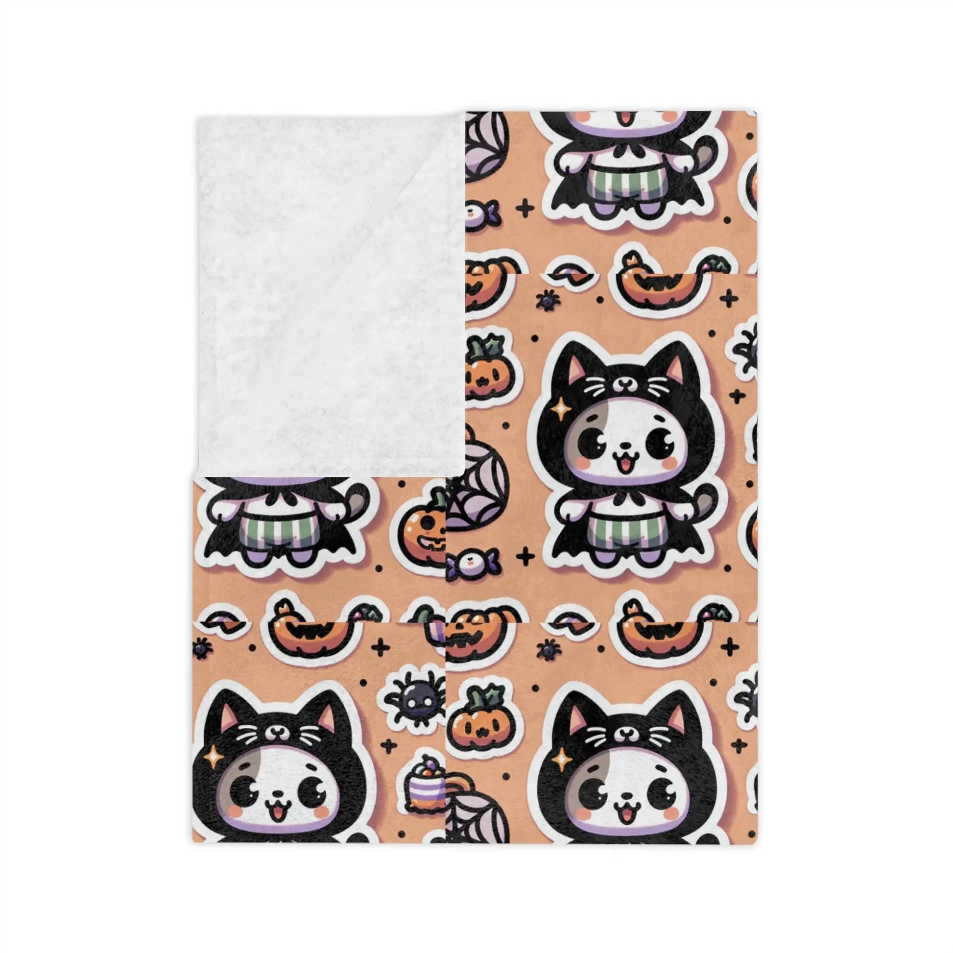 Velveteen Blanket - Cute Animal Themed Cozy Decorative Throw for Kids and Teens - FloofChonk