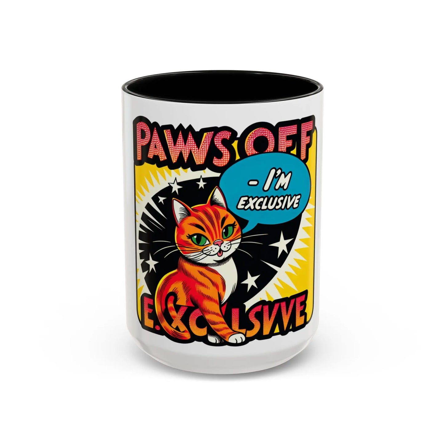Exclusive Cat Coffee Mug - Paws Off Design, Funny Cat Mug, Gift for Cat Lovers, Coffee or Tea Cup, Birthday or Holiday Gift Printify