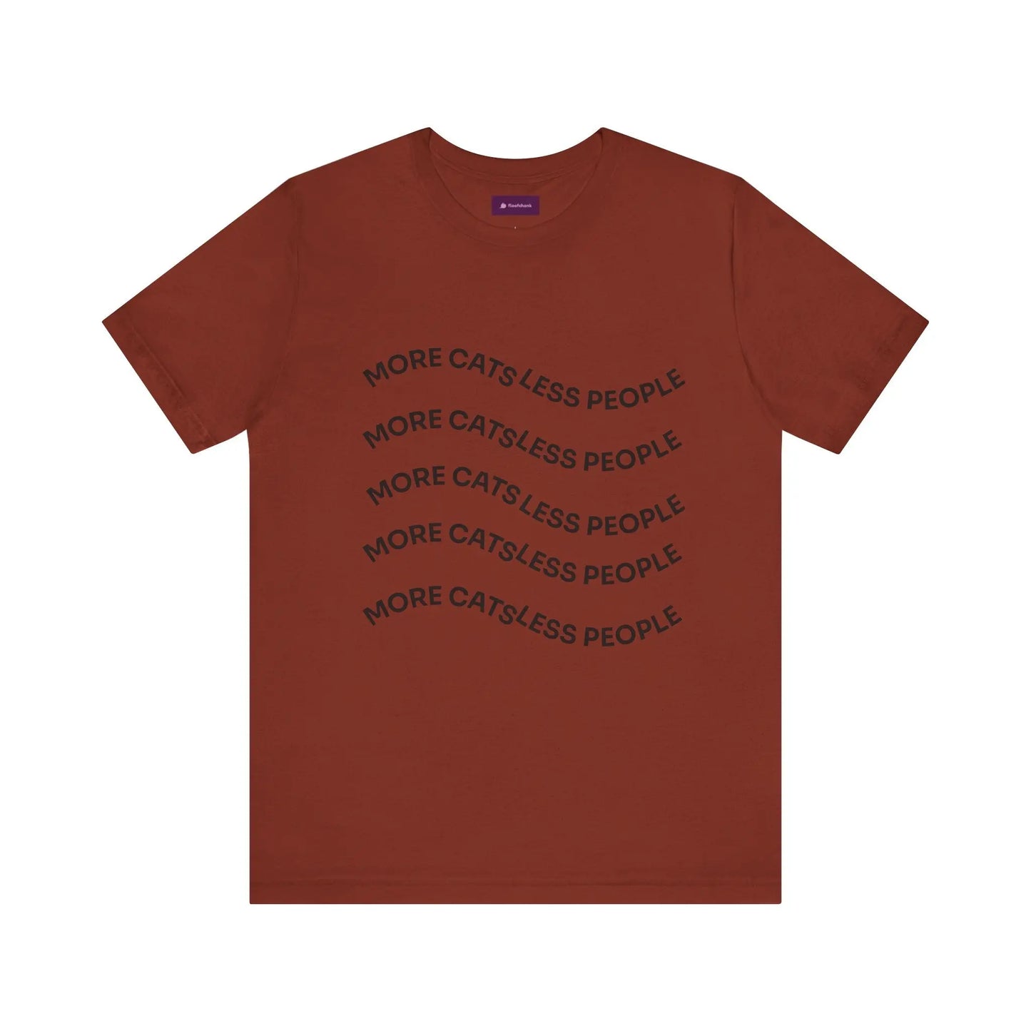 More Cats Less People Cats Graphic Tee - Unisex Jersey Shirt Printify