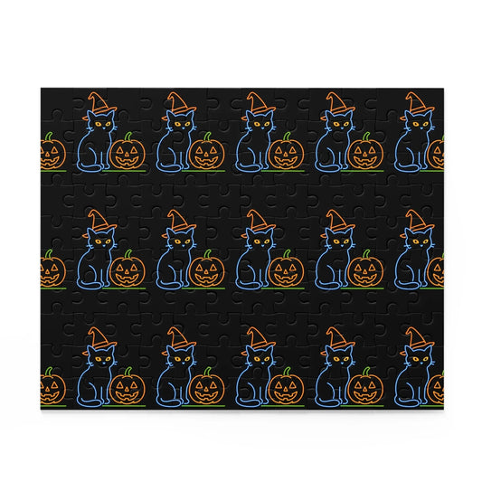 Halloween Cat Puzzle - 500-Piece - FloofChonk