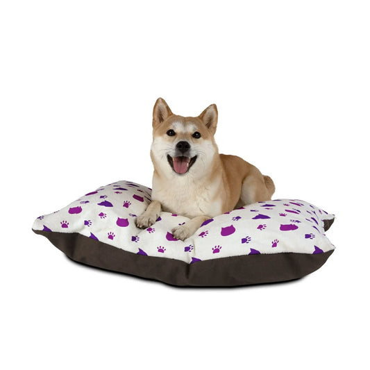 Cozy Pet Bed for Cats & Dogs, Stylish Animal Kingdom Cushion - FloofChonk
