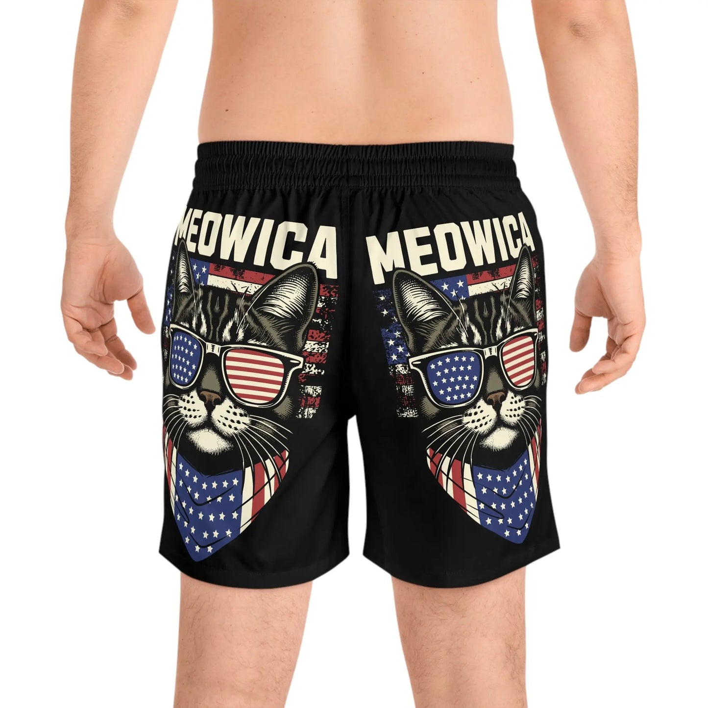 Swim Trunks MEOWICA Design Printify