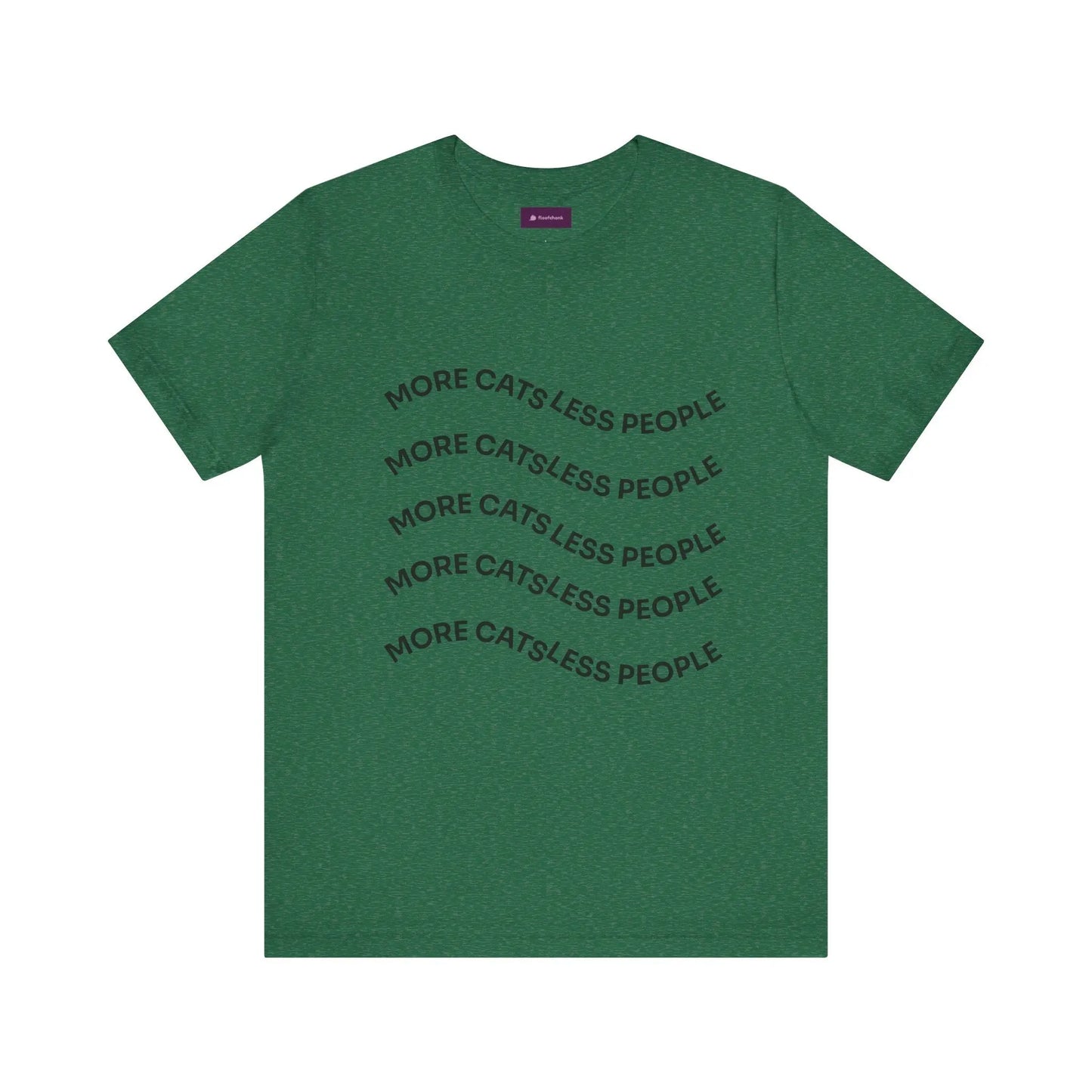 More Cats Less People Cats Graphic Tee - Unisex Jersey Shirt Printify