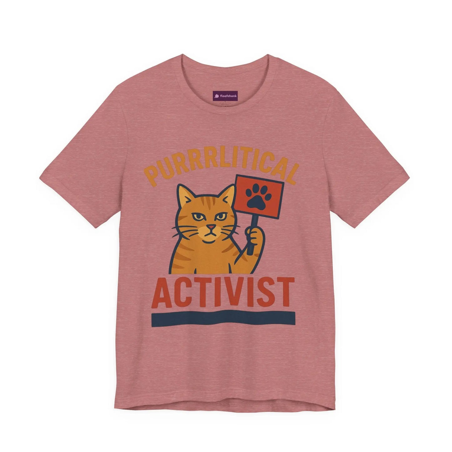 Purrlitical Activist T-Shirt Printify