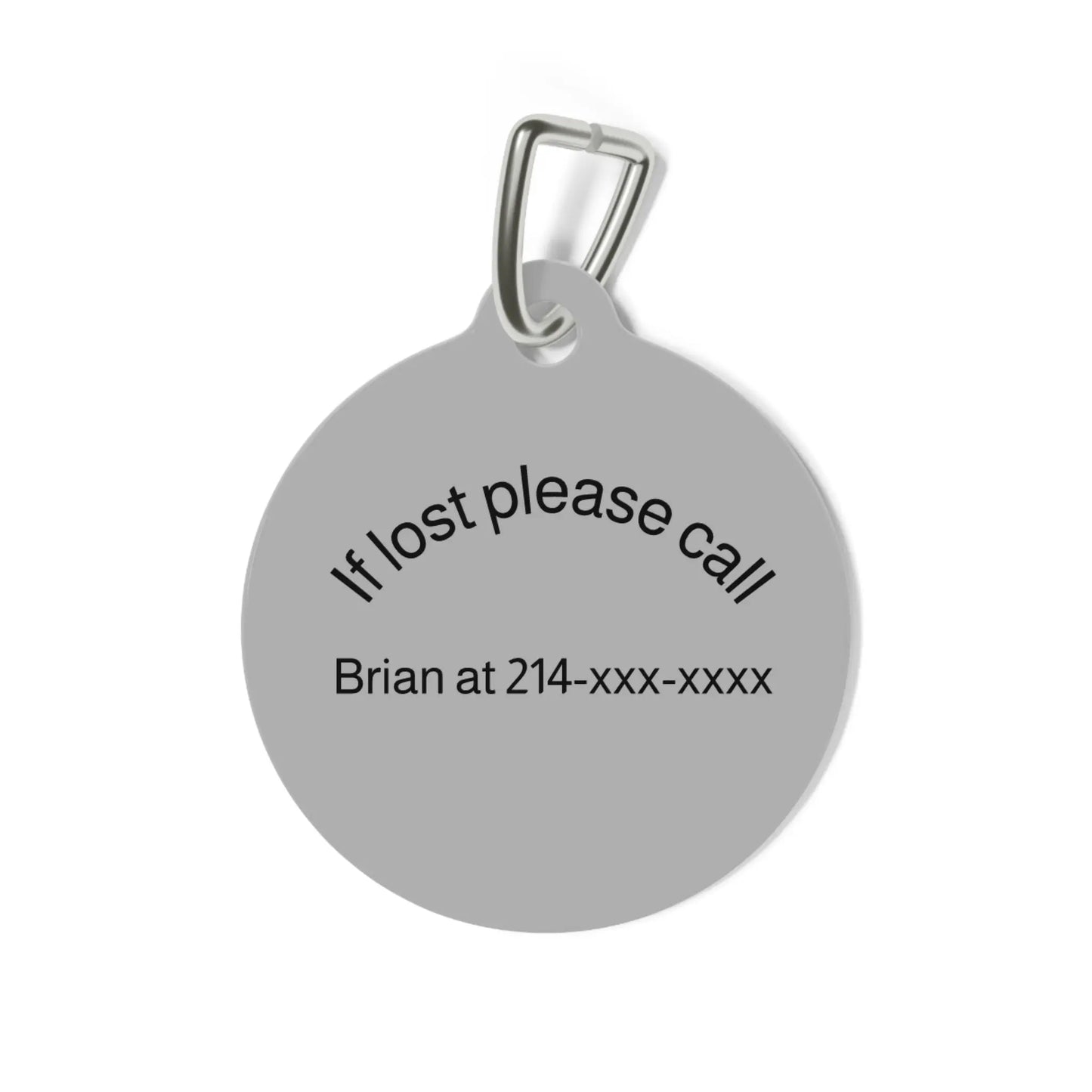 Copy of Pet Tag - Personalized Tag for Dogs or Cats Printify