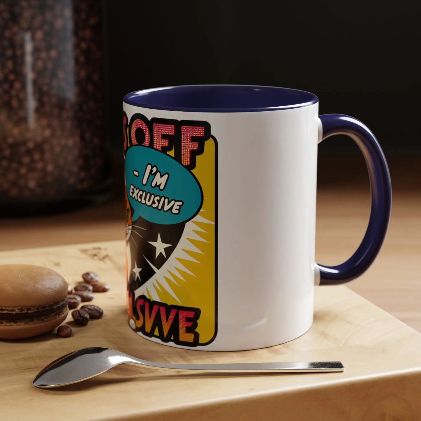 Exclusive Cat Coffee Mug - Paws Off Design, Funny Cat Mug, Gift for Cat Lovers, Coffee or Tea Cup, Birthday or Holiday Gift Printify