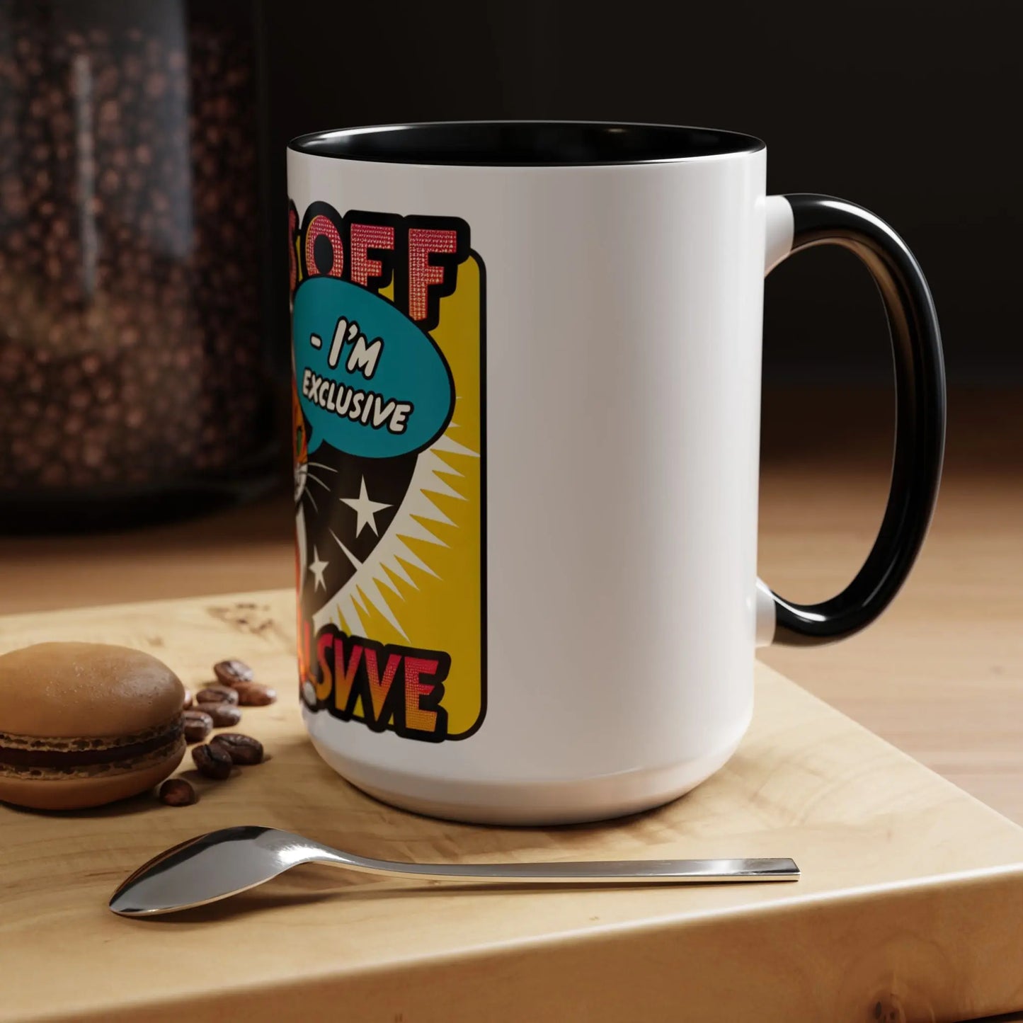 Exclusive Cat Coffee Mug - Paws Off Design, Funny Cat Mug, Gift for Cat Lovers, Coffee or Tea Cup, Birthday or Holiday Gift Printify