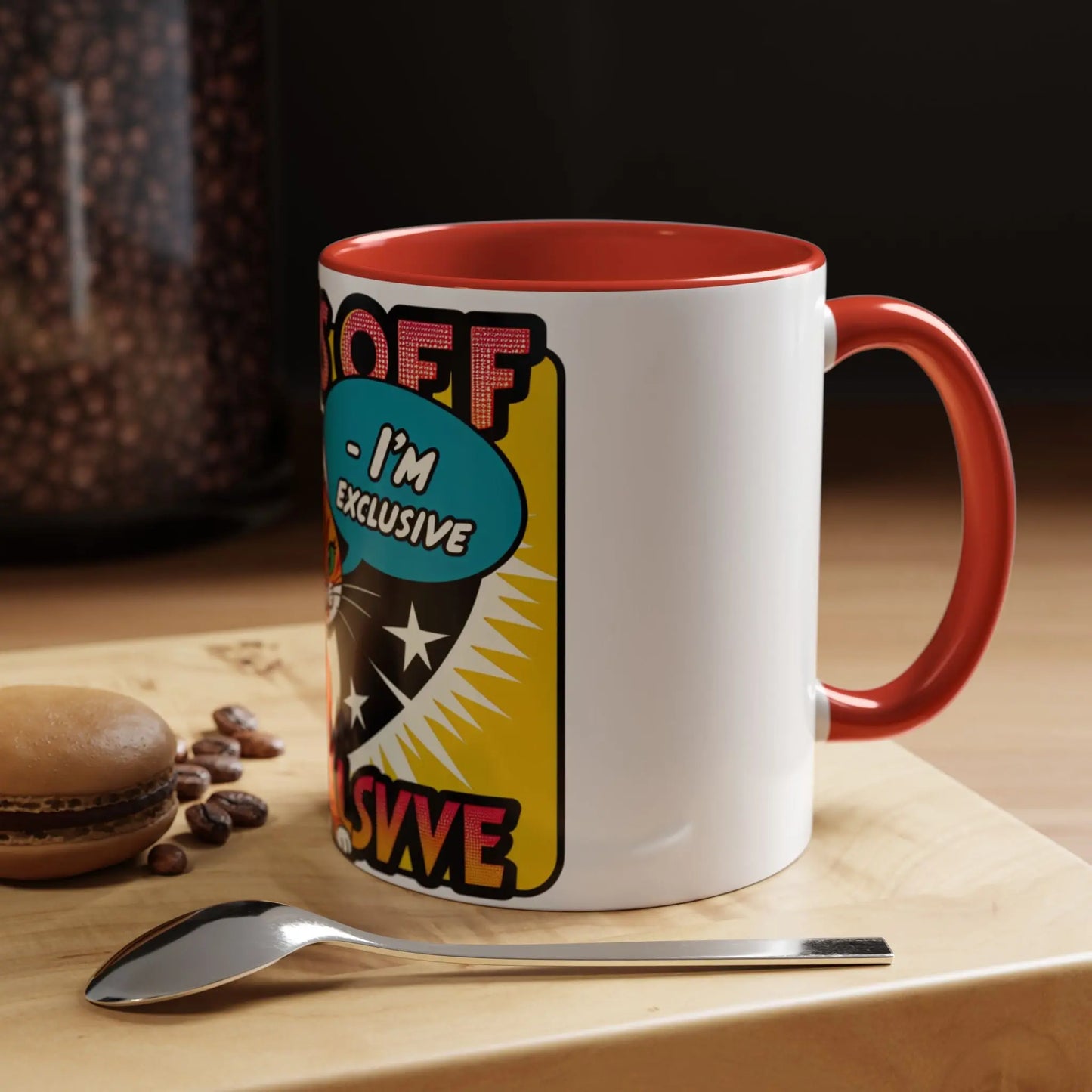 Exclusive Cat Coffee Mug - Paws Off Design, Funny Cat Mug, Gift for Cat Lovers, Coffee or Tea Cup, Birthday or Holiday Gift Printify