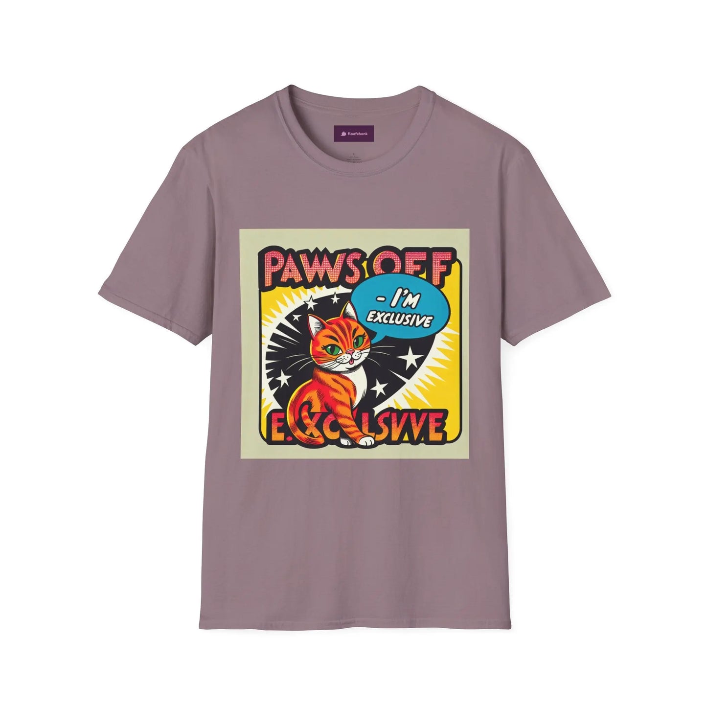 I'm Exclusive, Paw Off Cat Design Unisex T-Shirt Printify