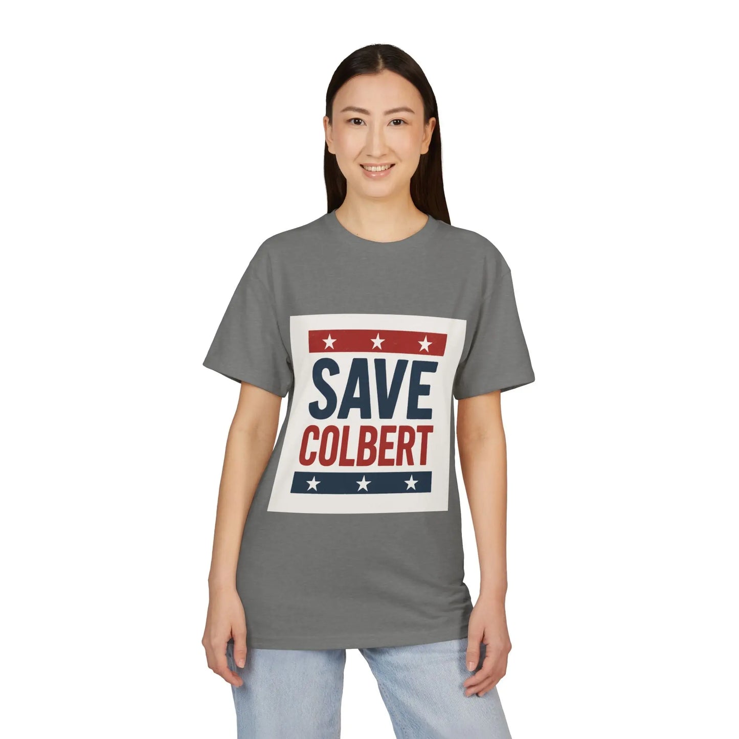 Save Colbert Unisex T-Shirt - Ferris Bueller Style 80s Movie Inspired Resistance Tee Printify
