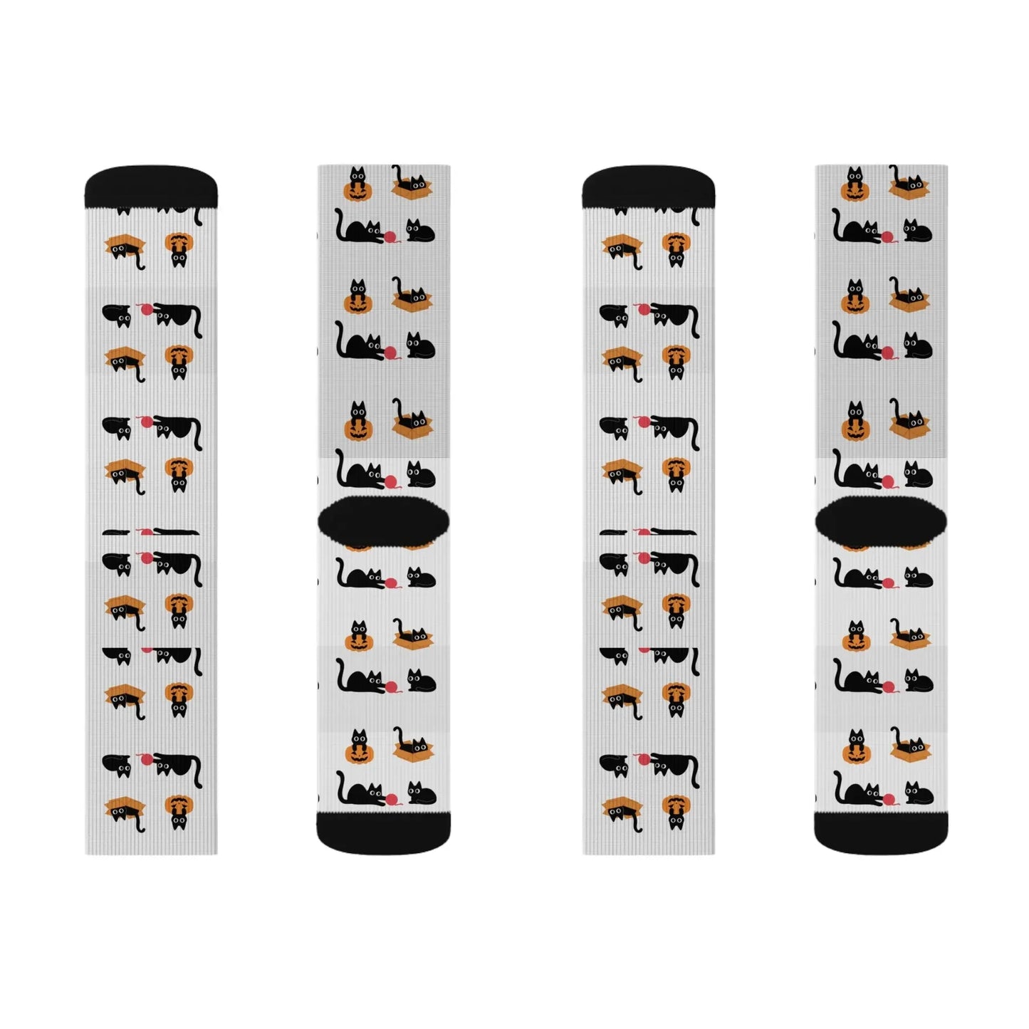 Cat Lovers Sublimation Socks - FloofChonk