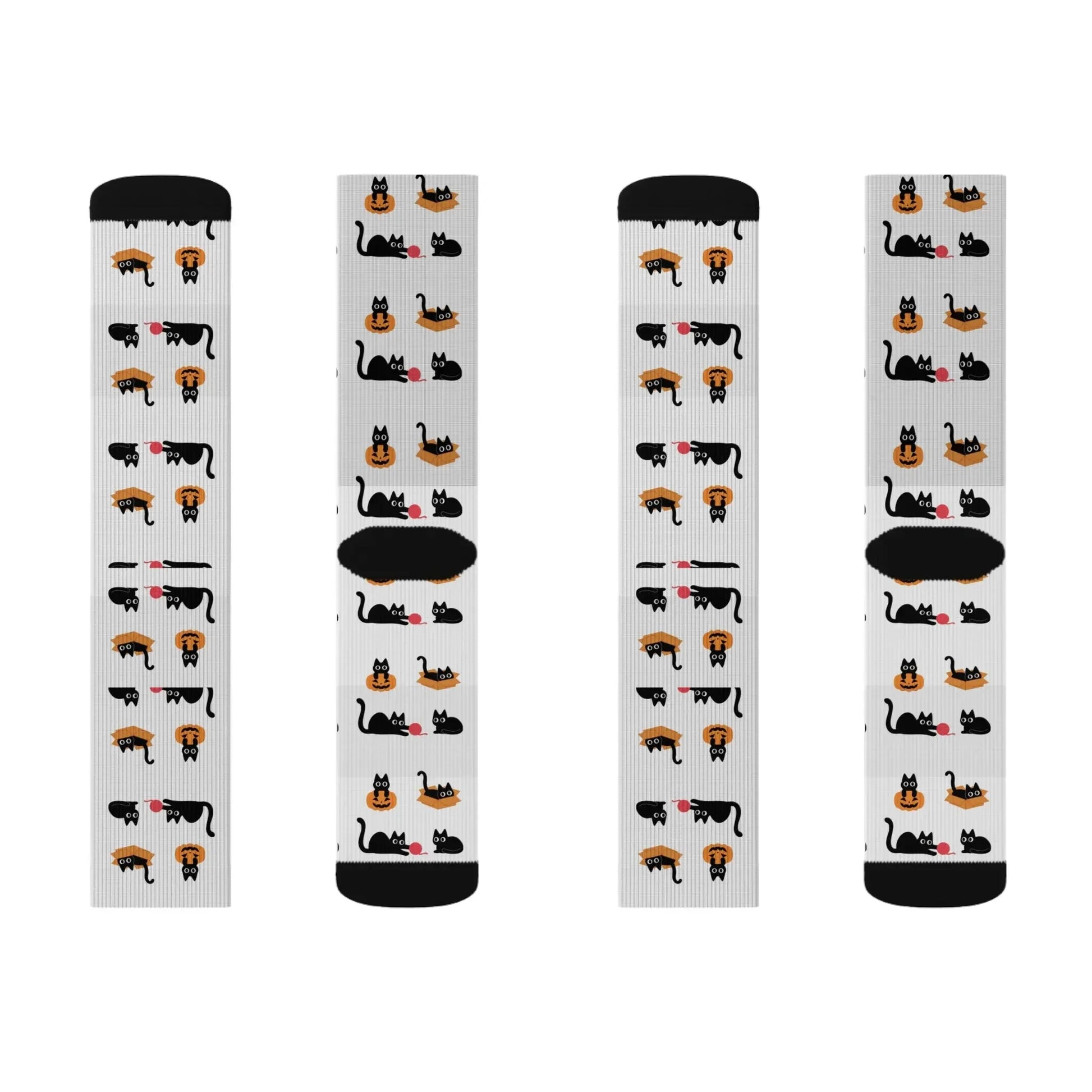 Cat Lovers Sublimation Socks - FloofChonk