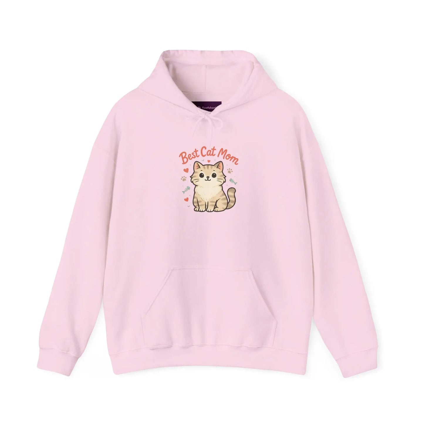 Cute Cat Mom Hoodie, Best Cat Mom Sweatshirt, Gifts for Cat Lovers, Cozy Animal Sweatshirt, Unisex Cat Apparel Printify