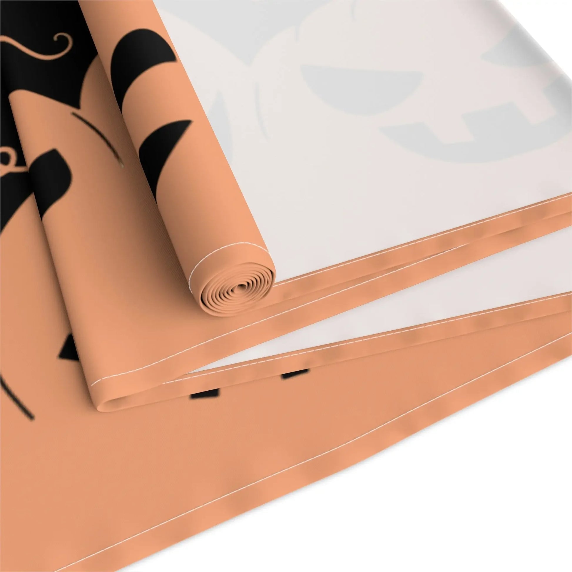 Halloween Table Runner with Pumpkins, Spooky Home Decor, Autumn Dining, Halloween Party, Halloween Table Decor, Seasonal Table Runner - FloofChonk