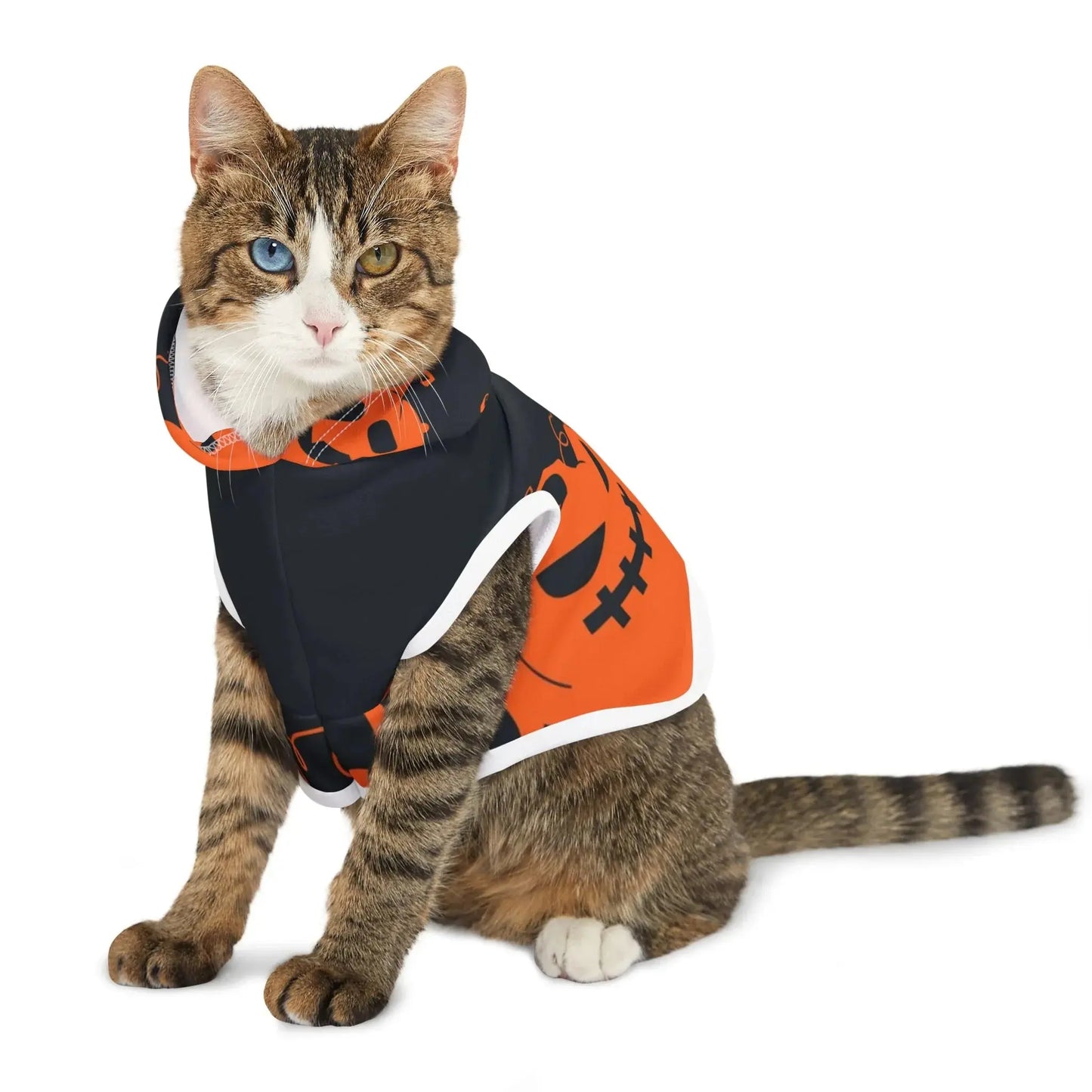 Halloween Pumpkin Pet Hoodie - FloofChonk