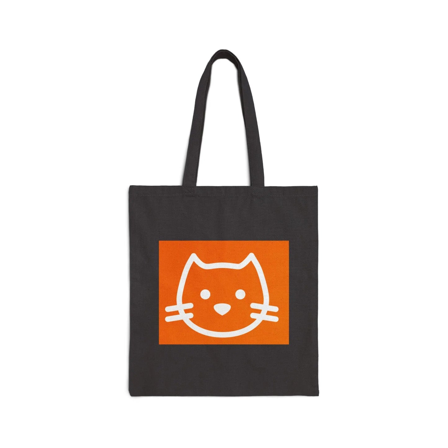 Canvas Tote Bag - Cute Cat Pet Lover Eco-Friendly Shopping Floofchonk Design Printify