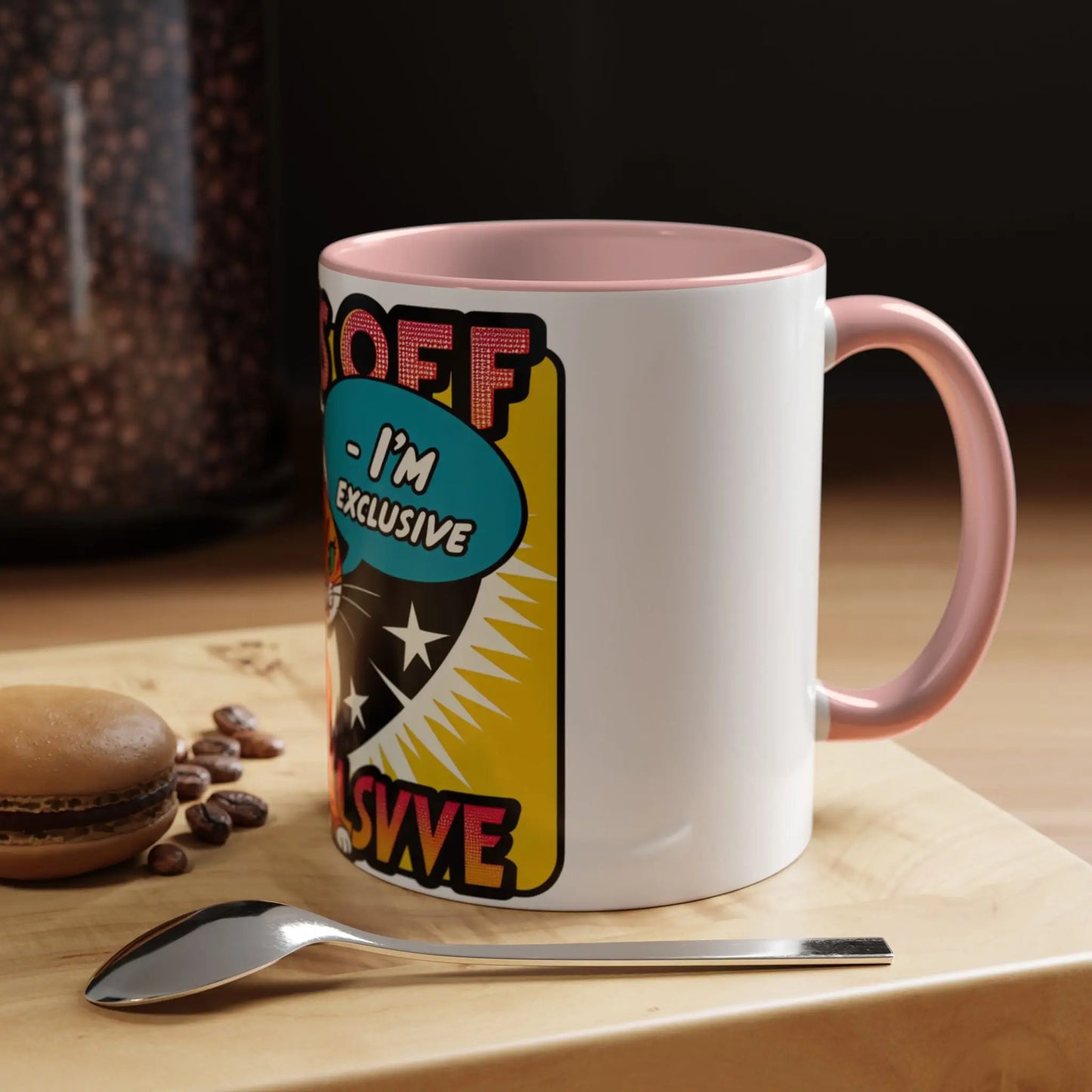 Exclusive Cat Coffee Mug - Paws Off Design, Funny Cat Mug, Gift for Cat Lovers, Coffee or Tea Cup, Birthday or Holiday Gift Printify