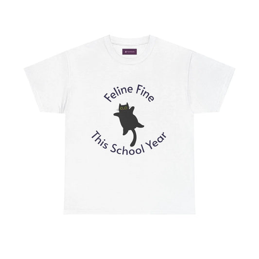 Feline Friends Back-to-School Tee, School Year Apparel - FloofChonk