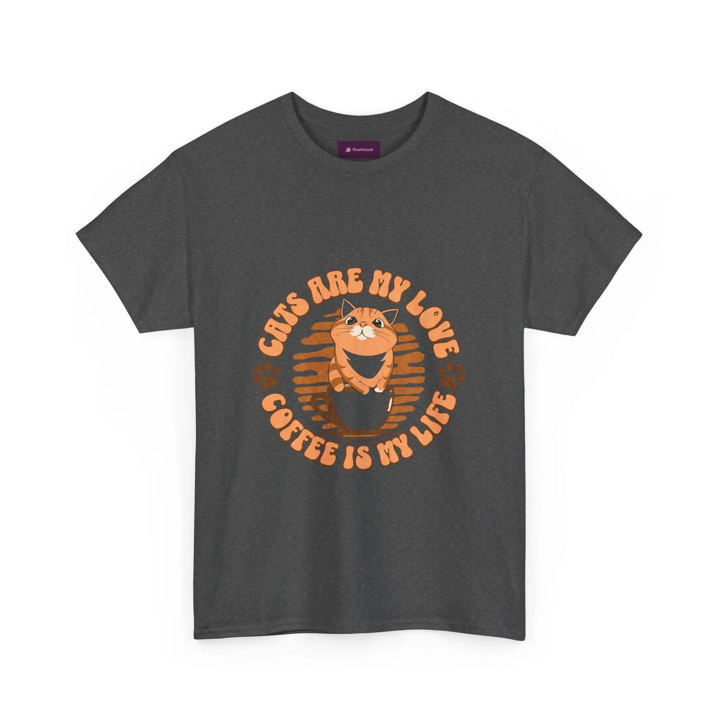 Retro Coffee Tee, Funny Cat Lover Shirt, Gift for Pet Owners, Cute Graphic Tee, Inspirational Animal Apparel Printify