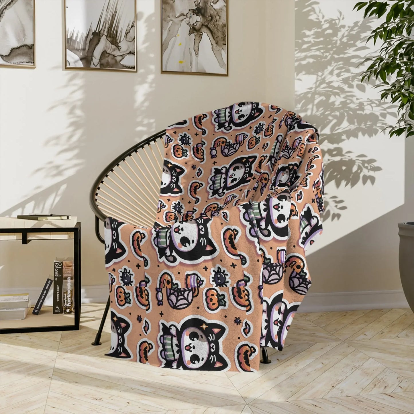 Velveteen Blanket - Cute Animal Themed Cozy Decorative Throw for Kids and Teens - FloofChonk