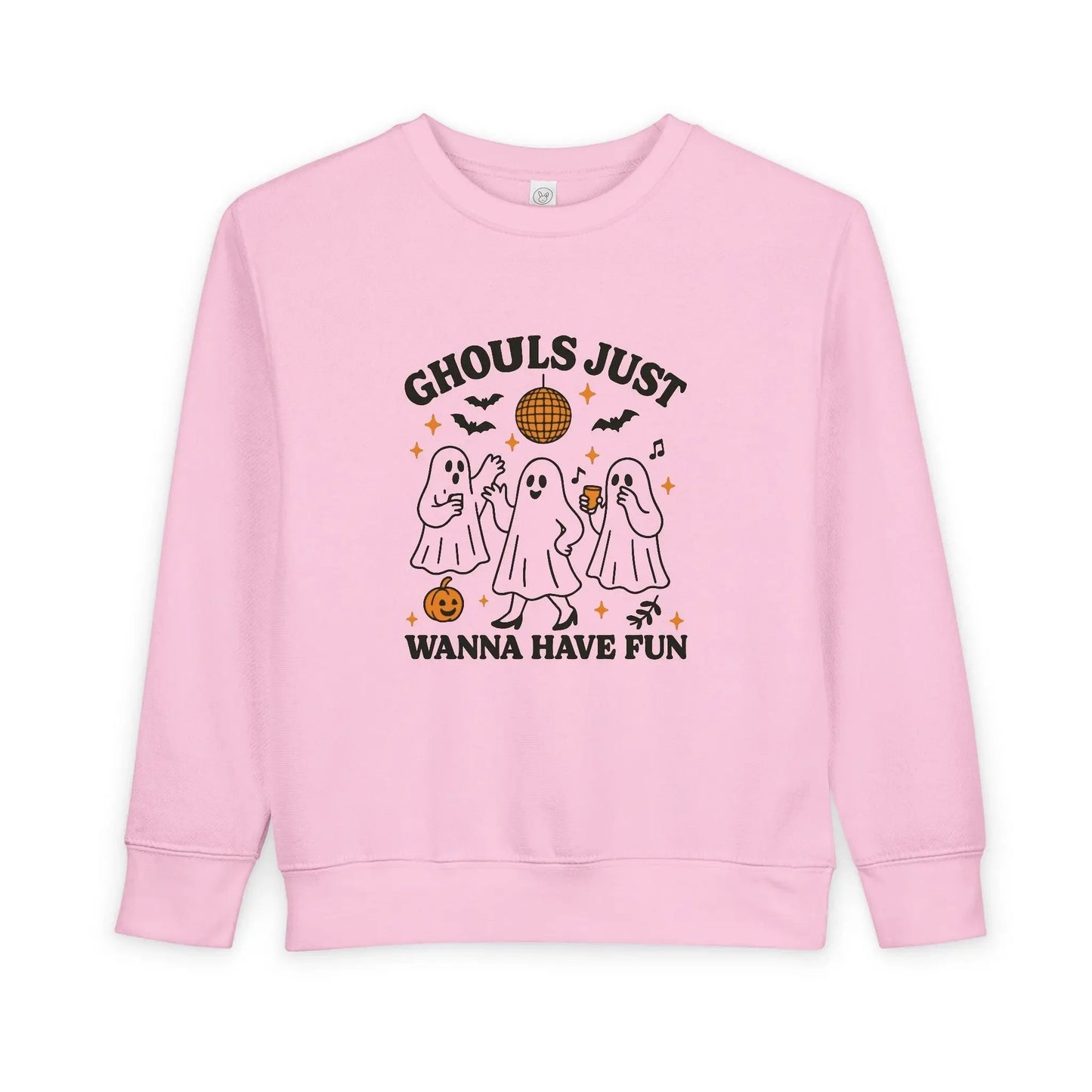 Toddler Ghostly Fun Sweatshirt - Cute Childrens Halloween Apparel - FloofChonk