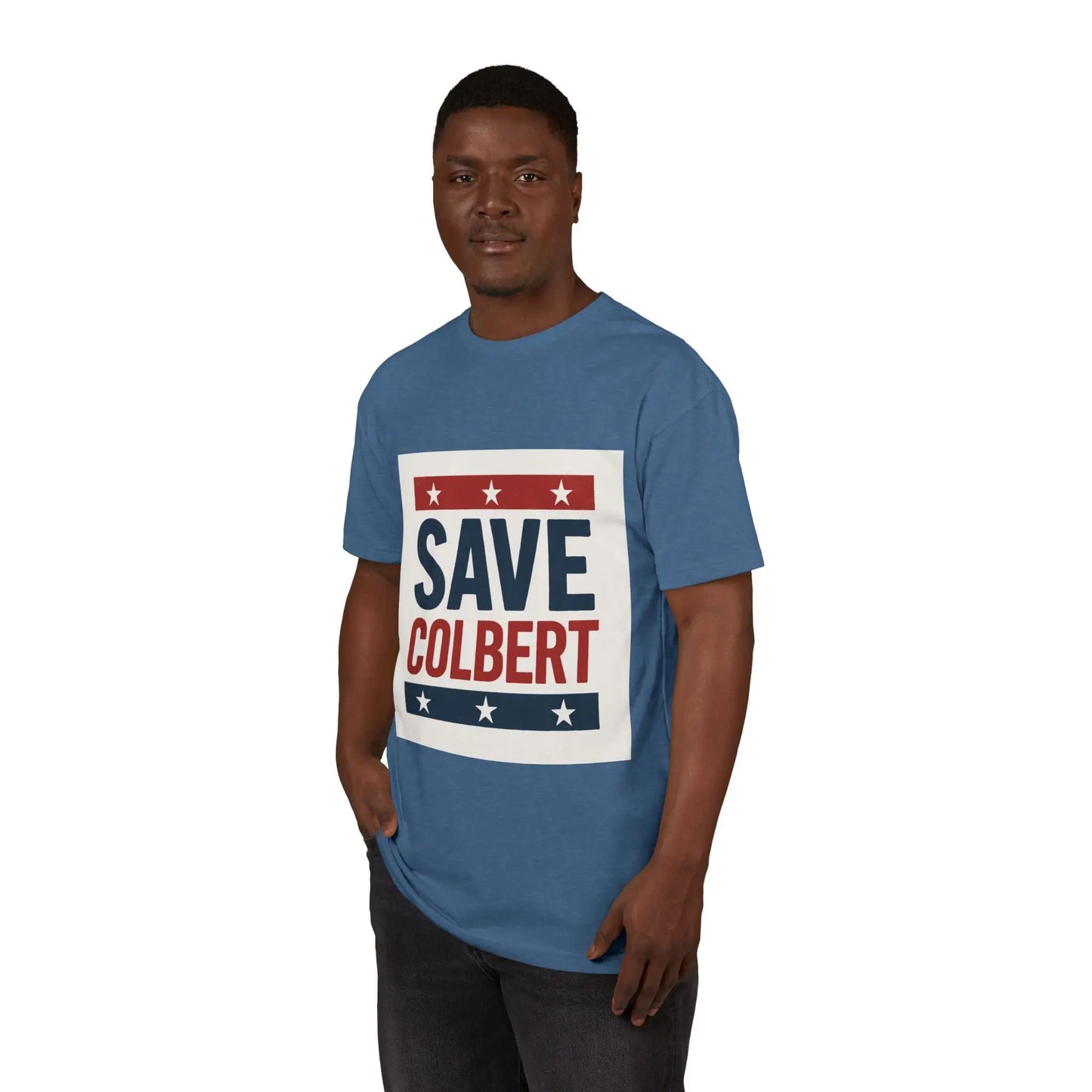 Save Colbert Unisex T-Shirt - Ferris Bueller Style 80s Movie Inspired Resistance Tee Printify