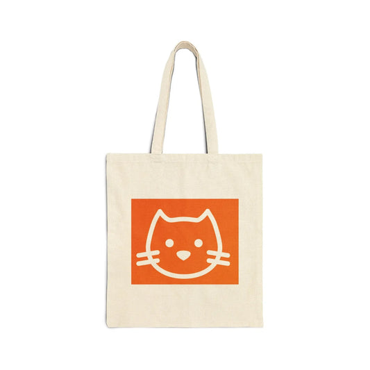 Canvas Tote Bag - Cute Cat Pet Lover Eco-Friendly Shopping Floofchonk Design - FloofChonk