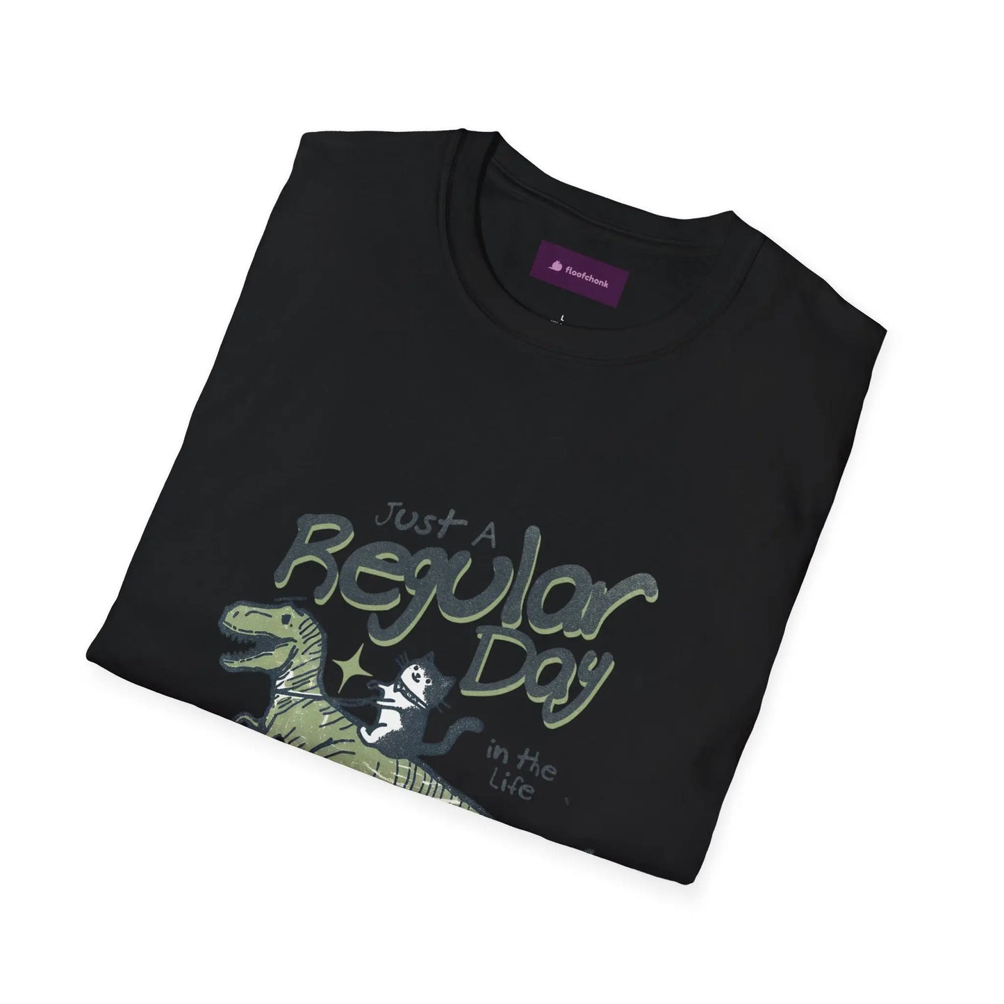 Dinosaur Graphic Tee - Unisex Softstyle T-Shirt for Kids and Adults Printify
