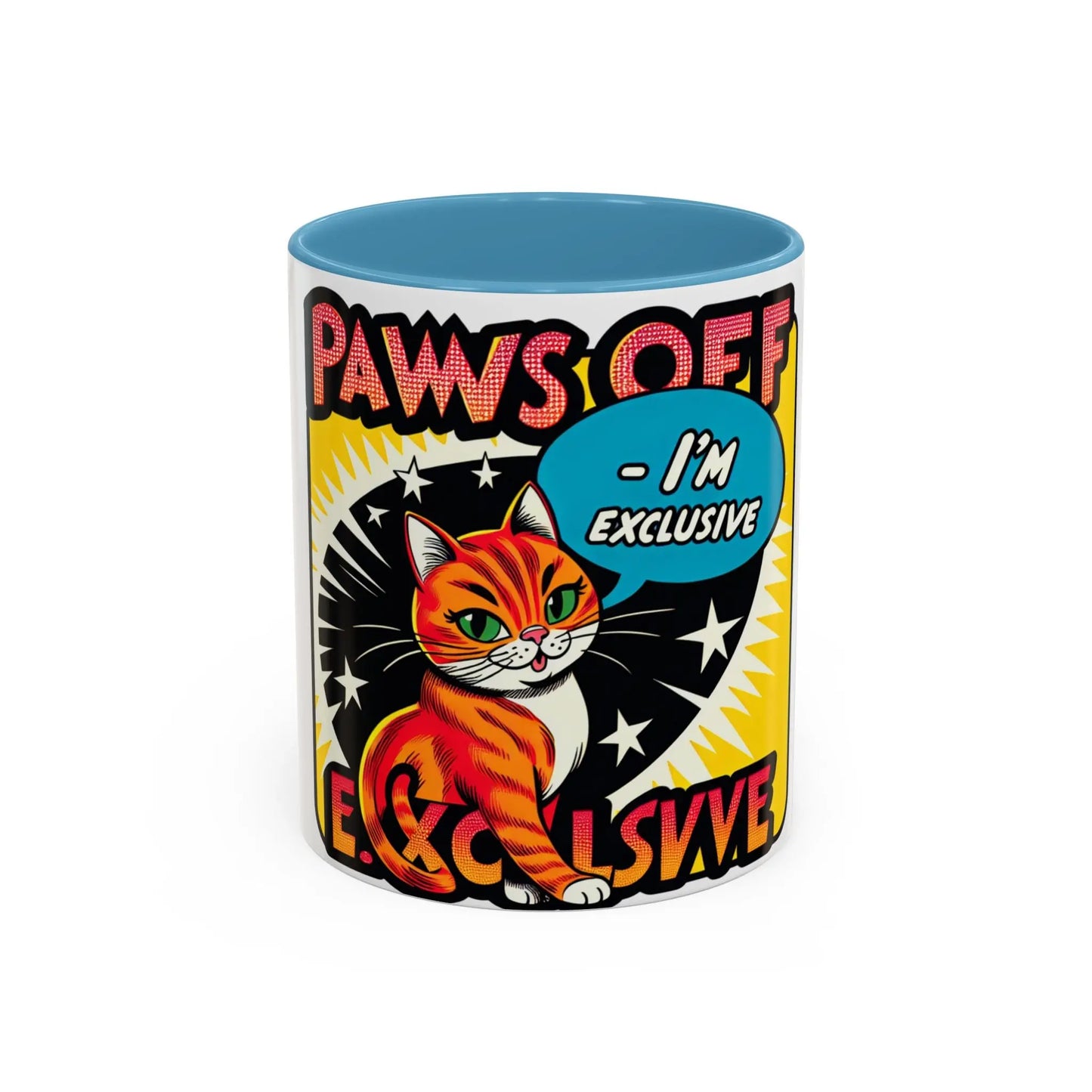 Exclusive Cat Coffee Mug - Paws Off Design, Funny Cat Mug, Gift for Cat Lovers, Coffee or Tea Cup, Birthday or Holiday Gift Printify